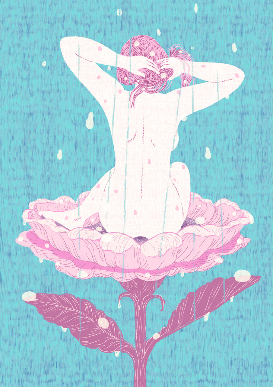 花のもく浴