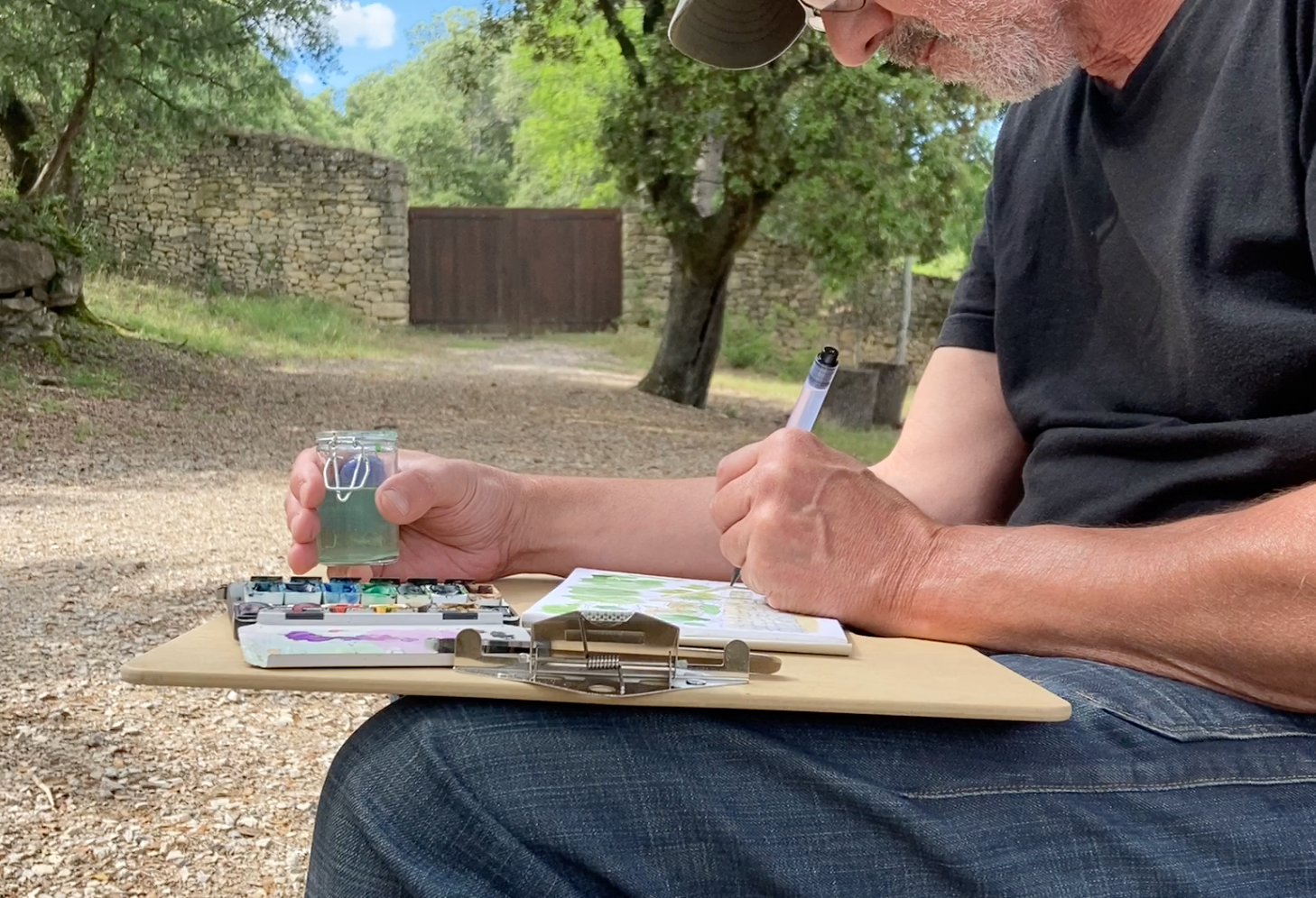 Stage aquarelle Provence