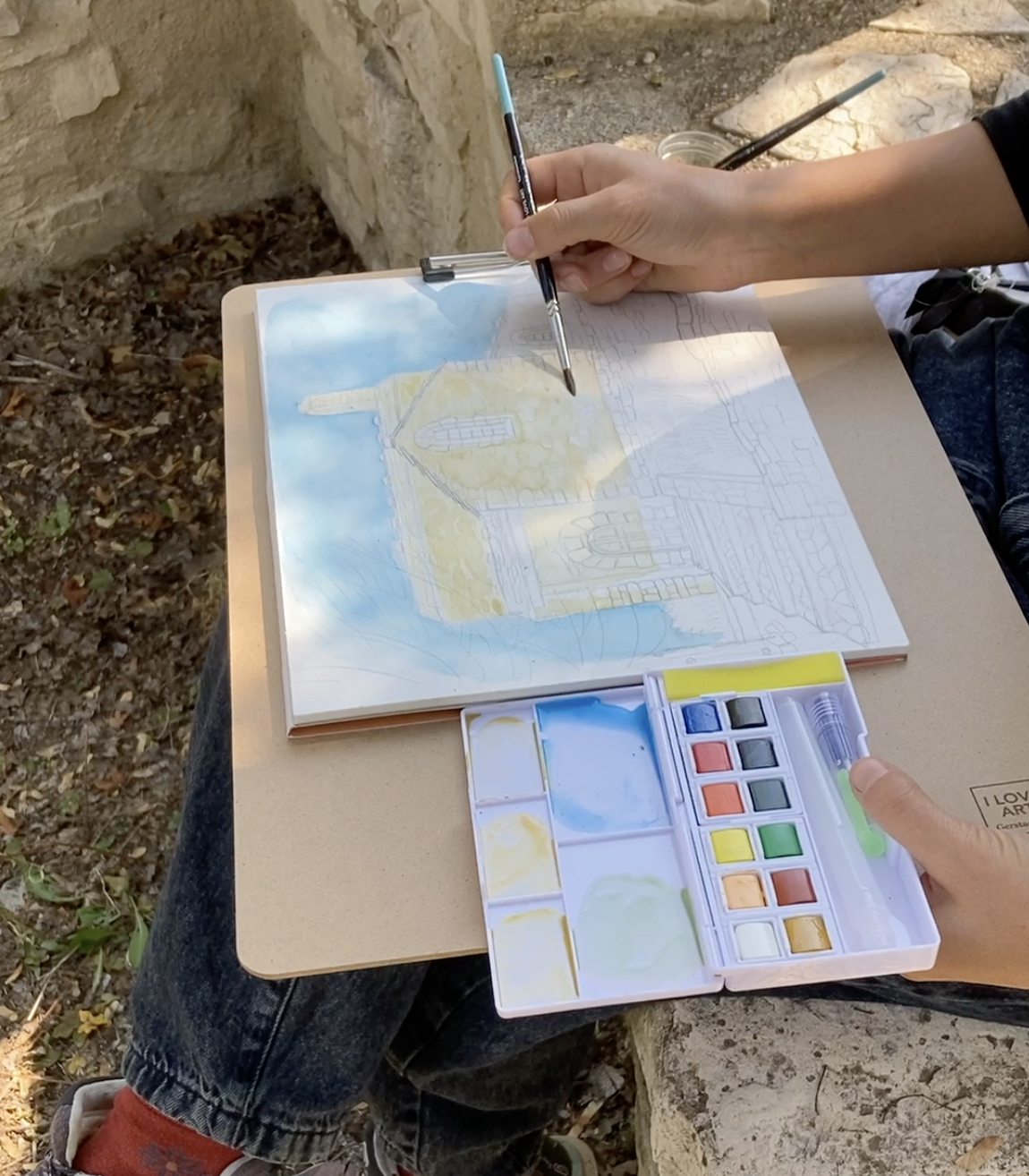Stage aquarelle Provence