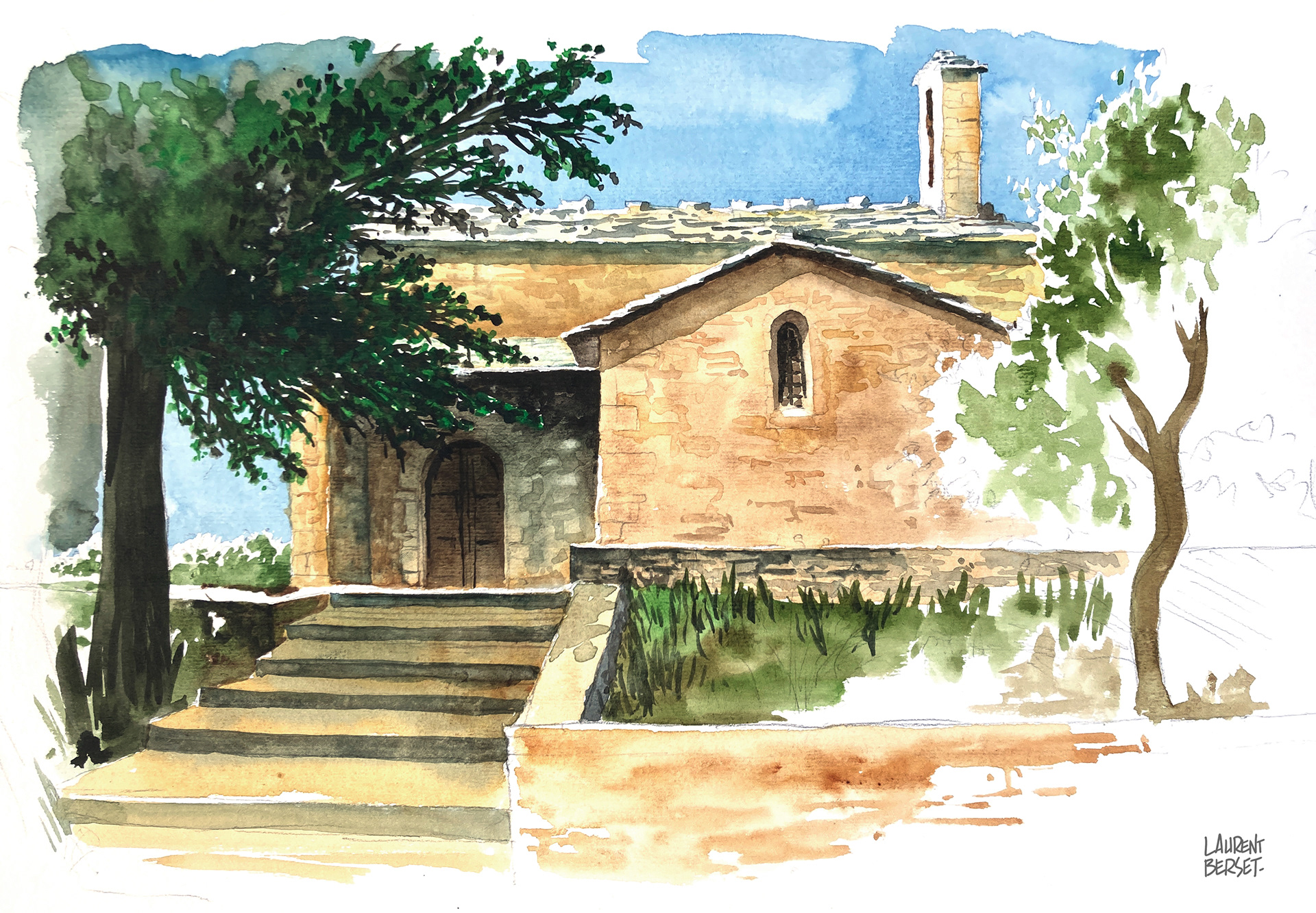 Aquarelle St Martin