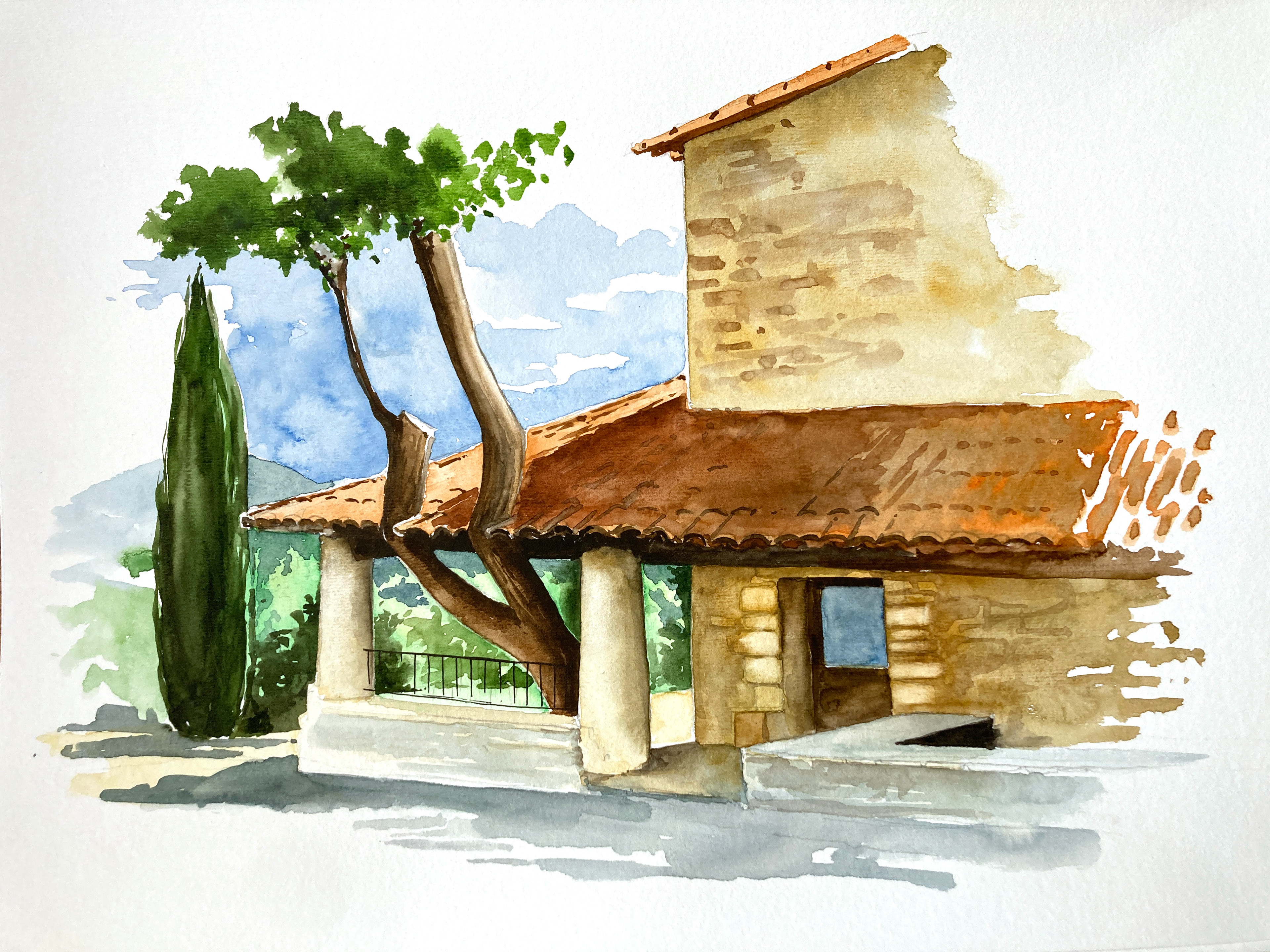 Aquarelle st Martin