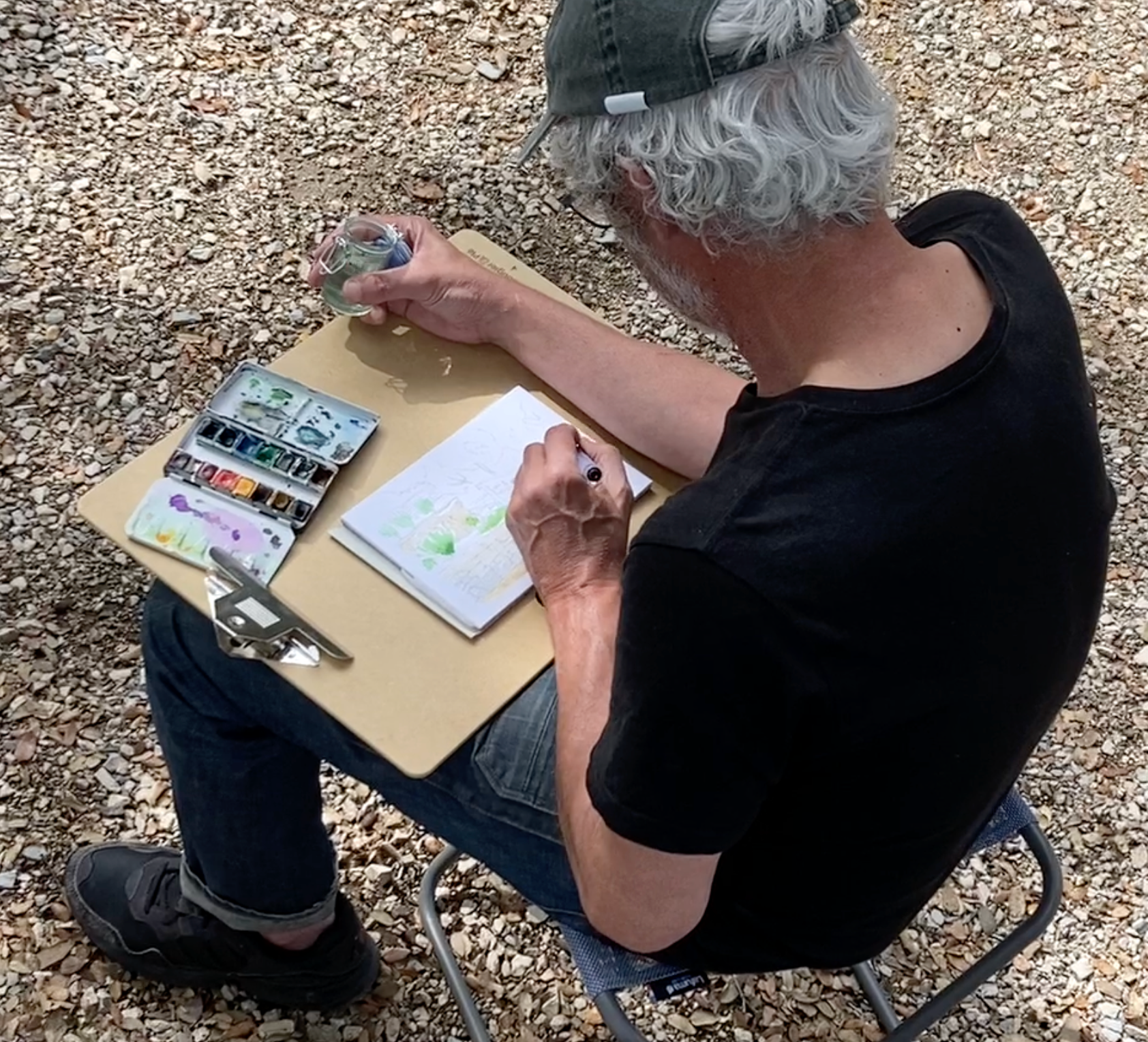 Stage aquarelle Provence