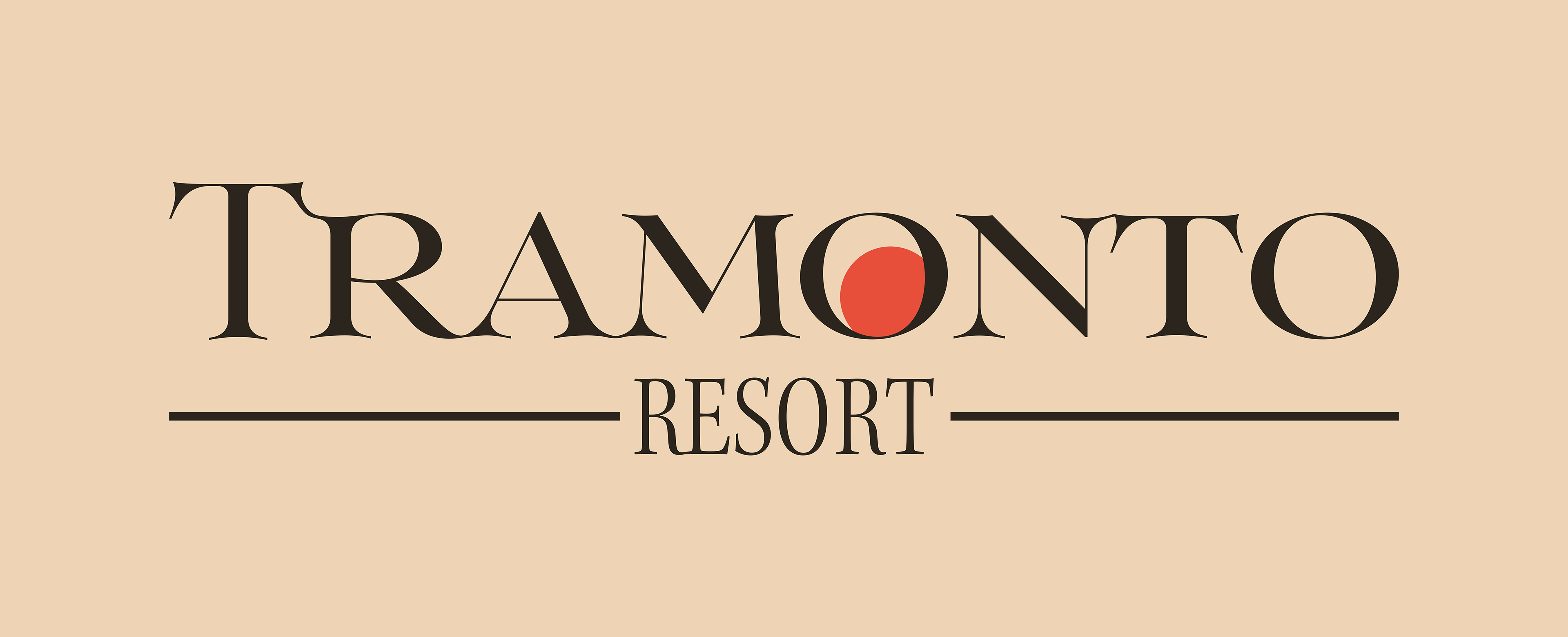 Tramonto Resort Logo Design
