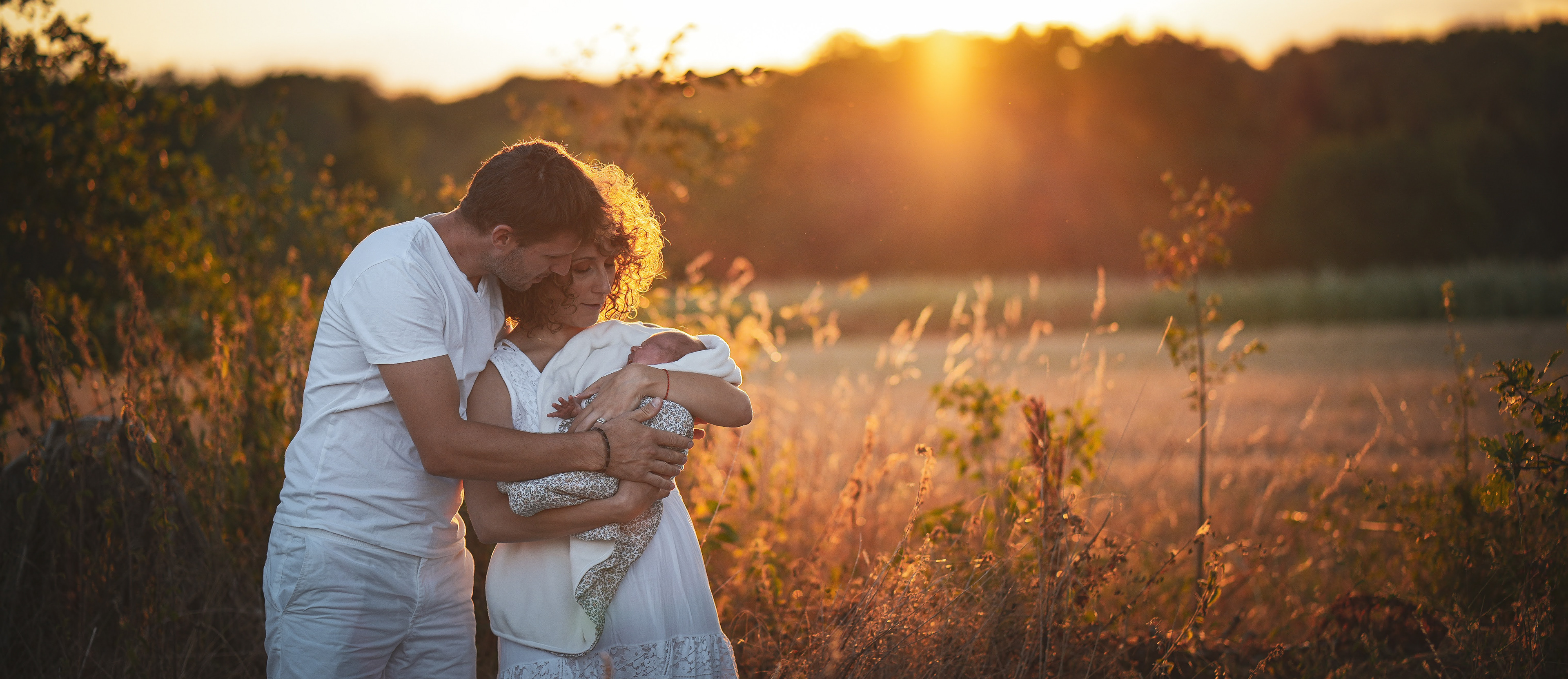 la toute neuve Azélia et ses parents Mélitine et Geoffrey (merci pour l'autorisation !)