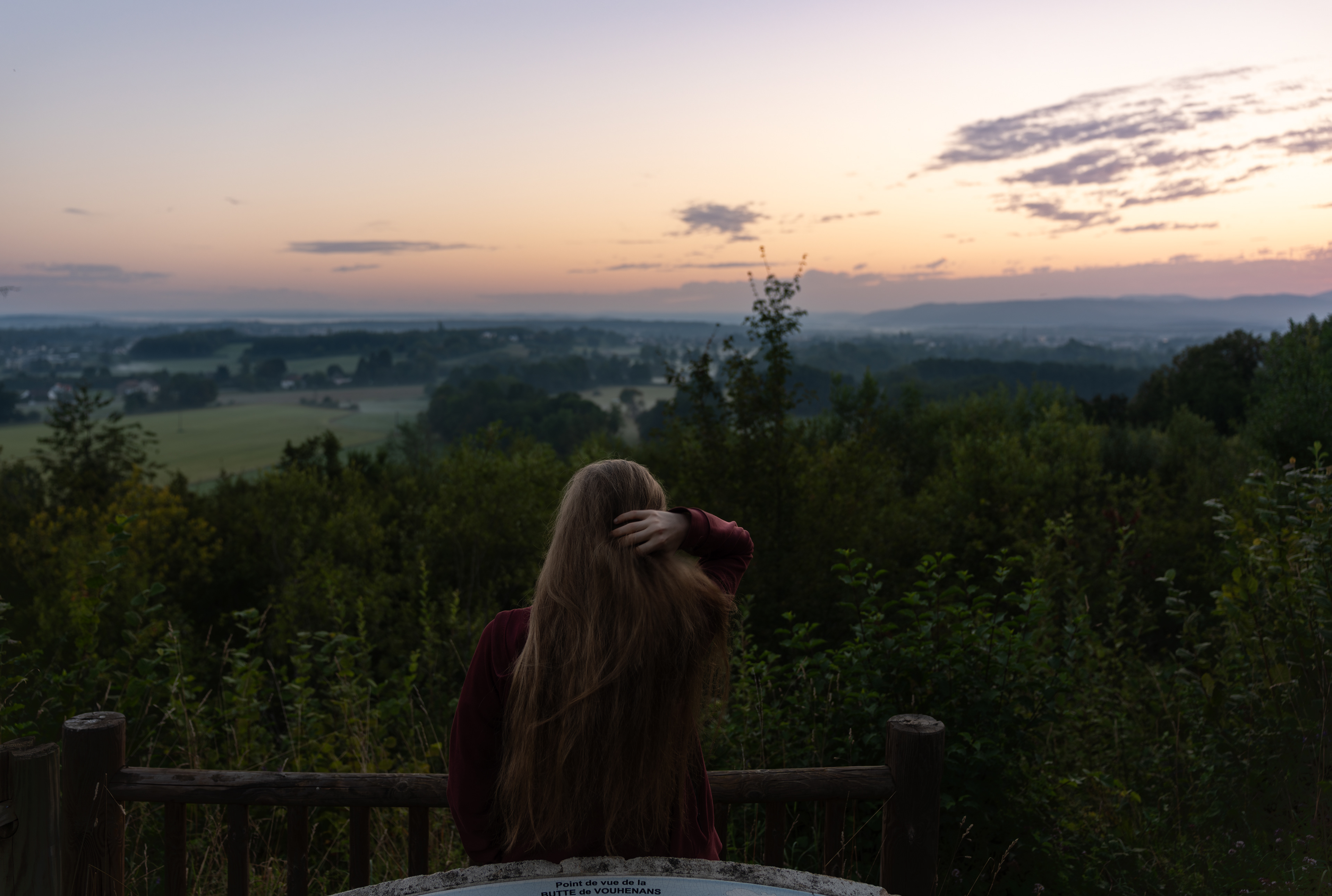 Le monde appartient à celles et ceux qui se lèvent tôt... à la Butte de Vouhenans