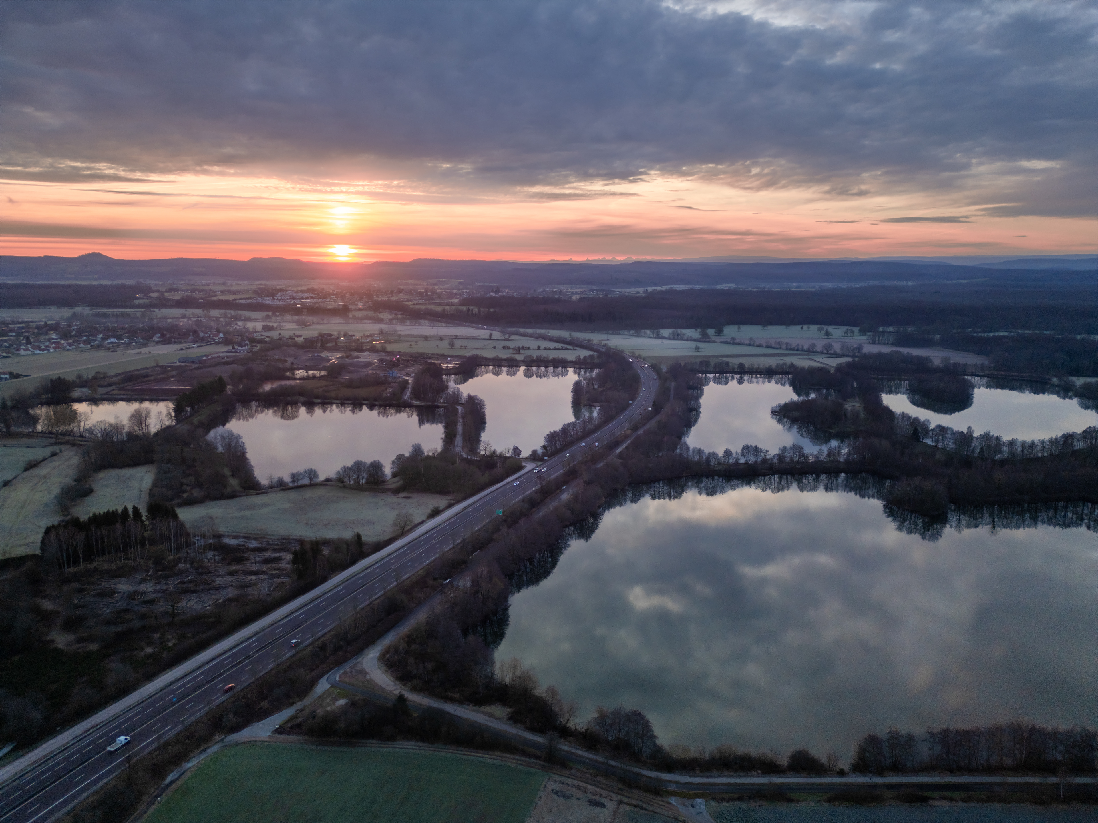 La route vers le soleil