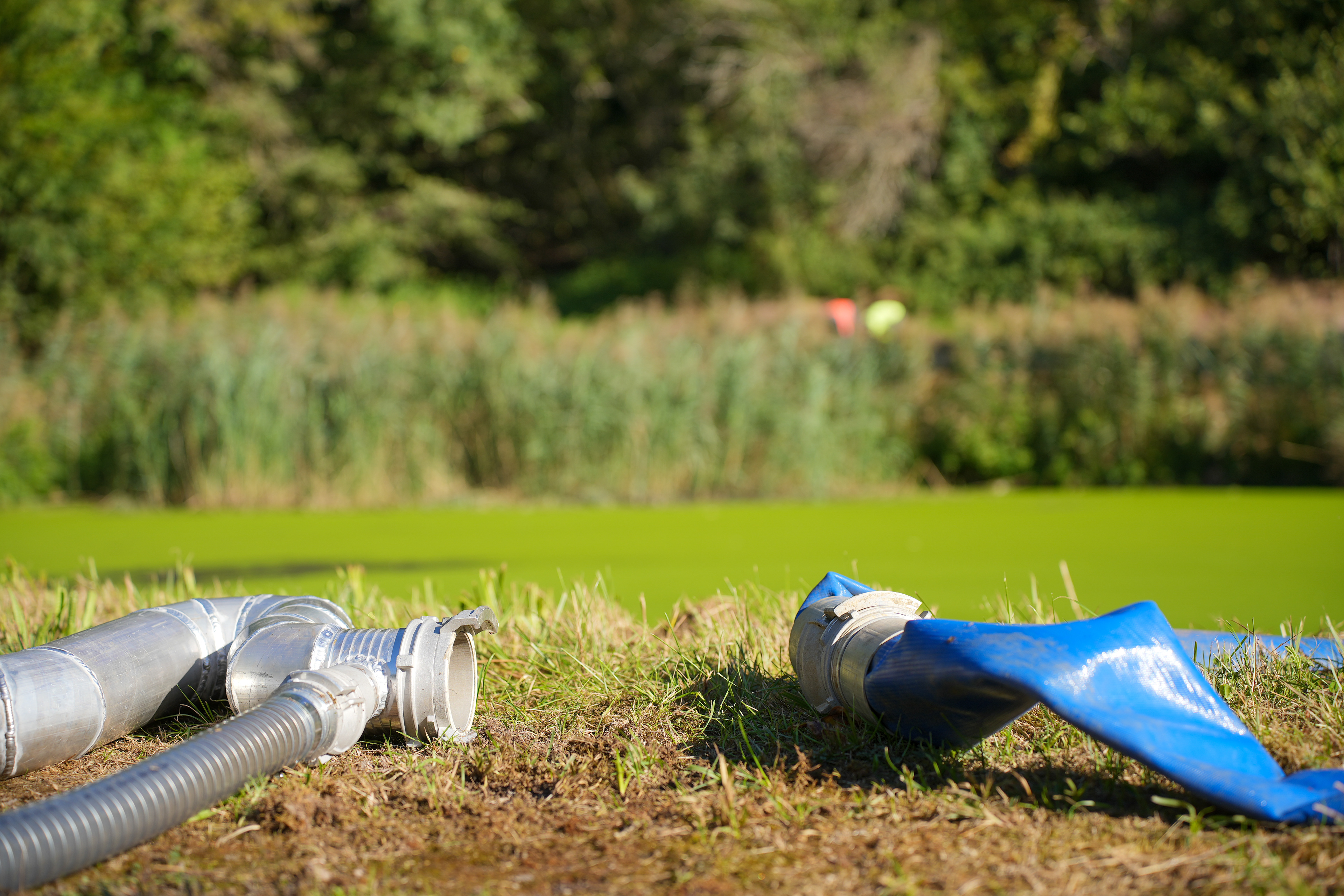 Un curage de lagune... peu ragoutant mais technique et essentiel !