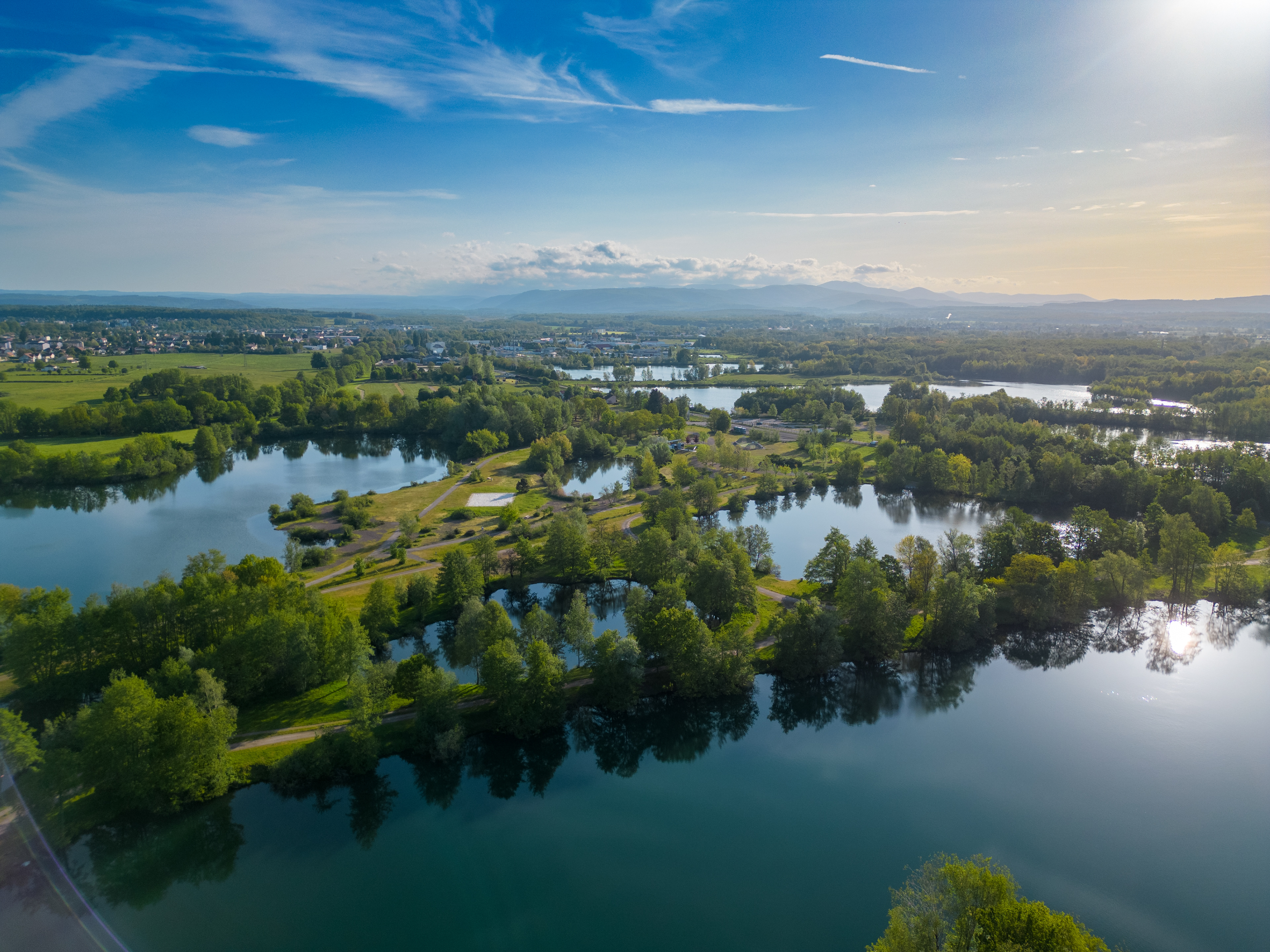 Les étangs de la Saline à Lure, du coup Lure et les premiers contrefots vosgiens