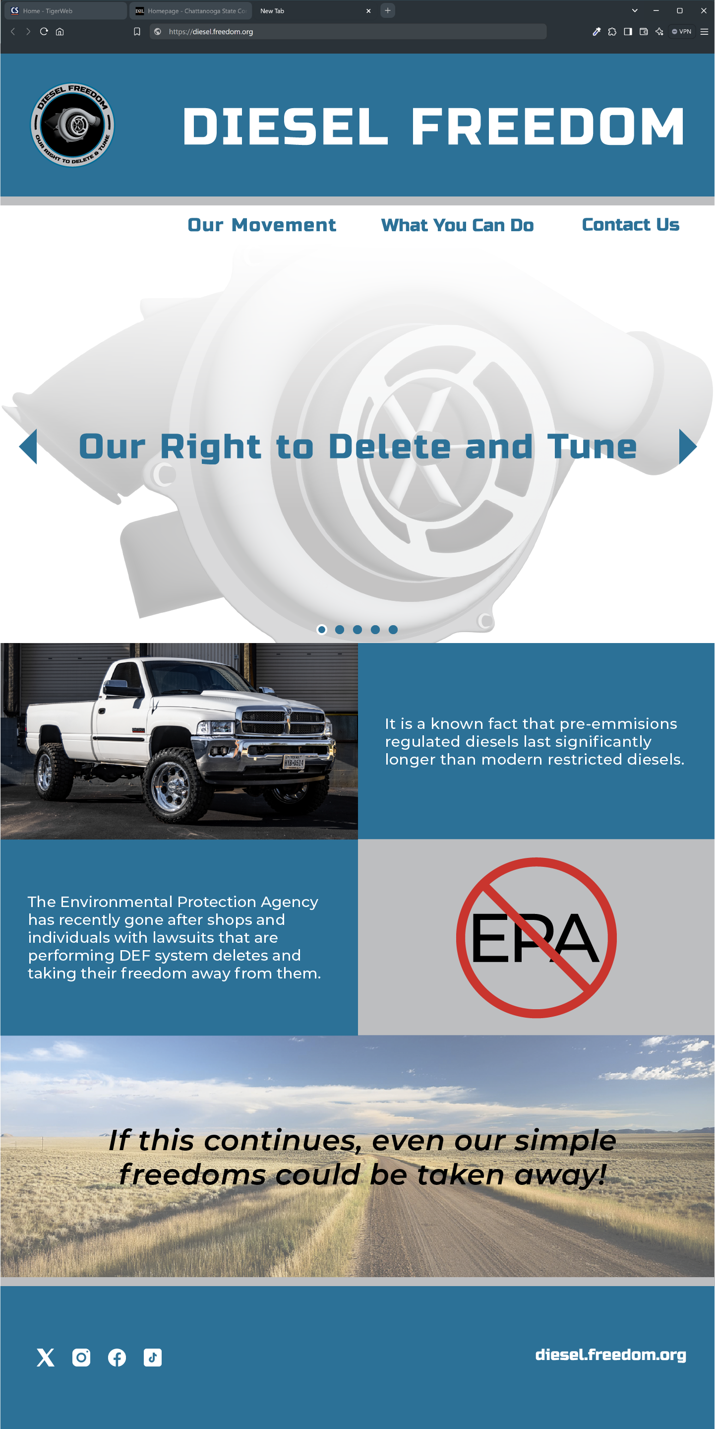 Diesel Freedom Website