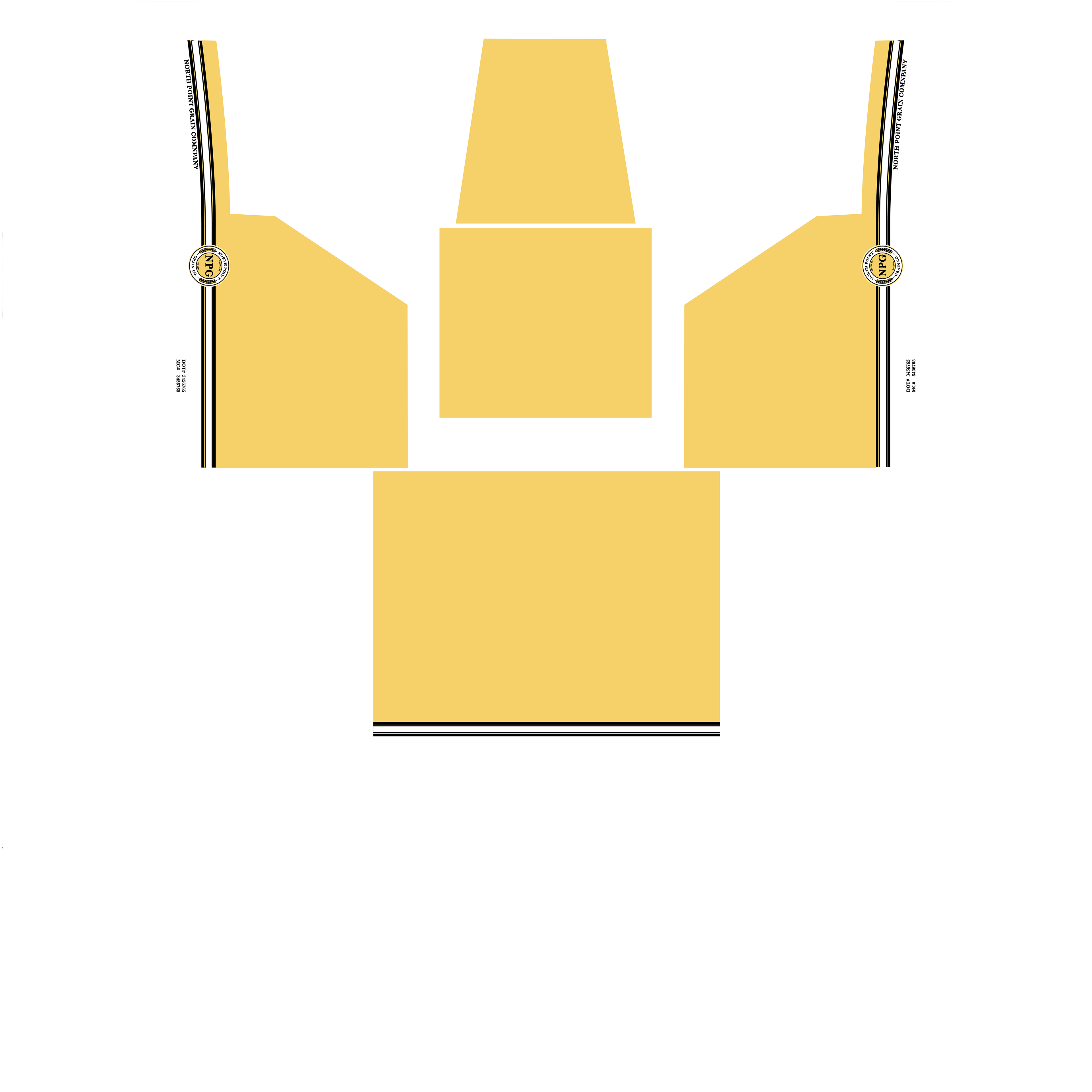 North Point Grain Company Freightliner FLD120 Vinyl Group