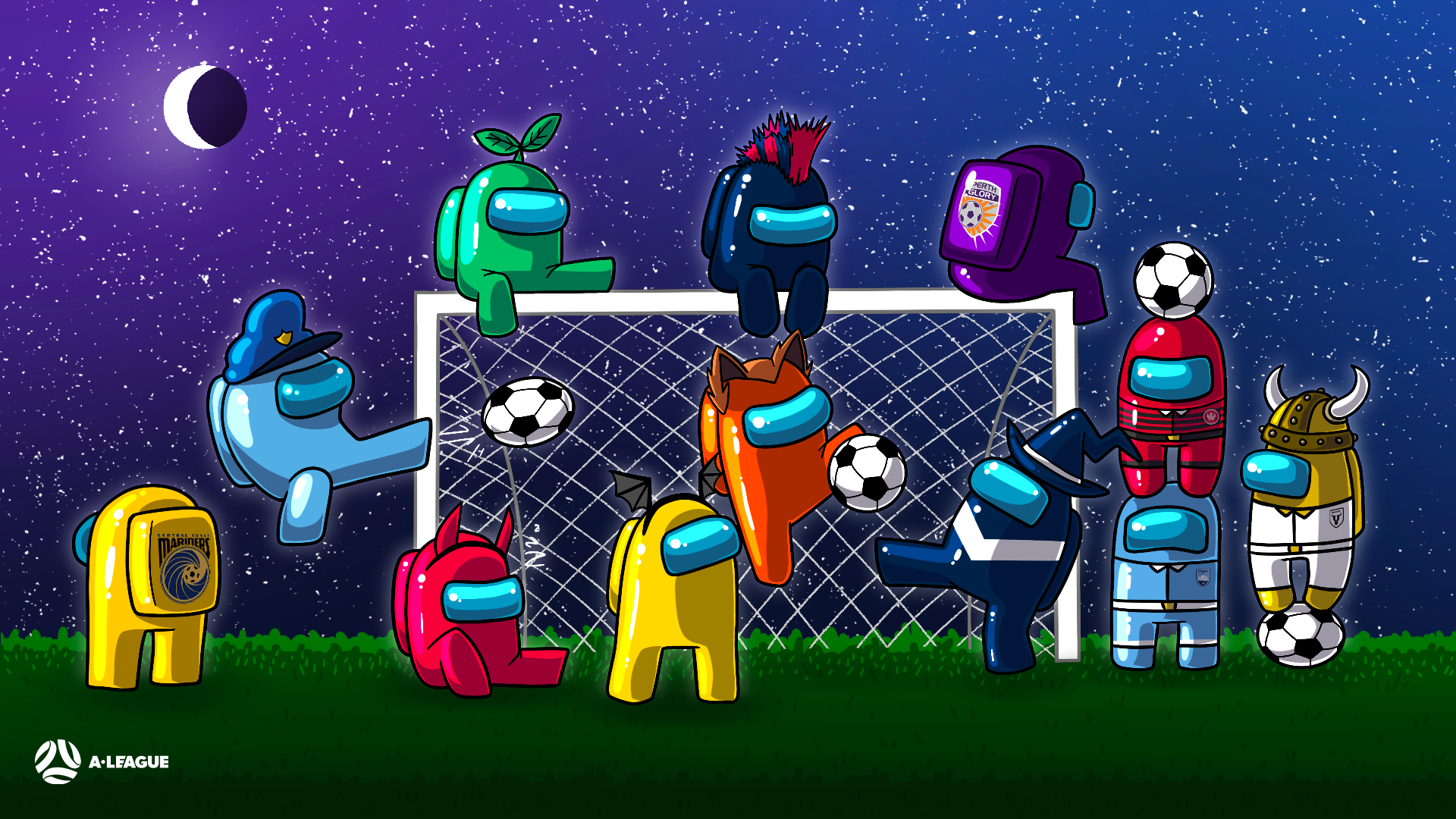 A-League as Among Us