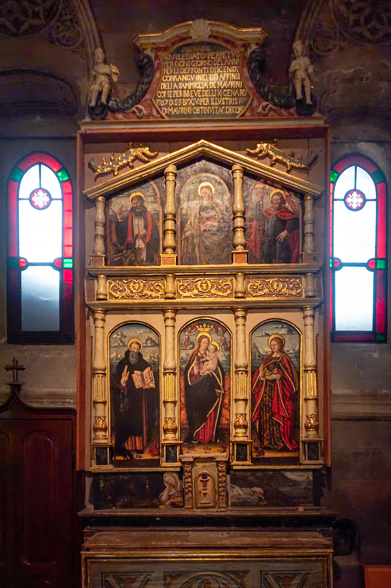 Revello. Pala di Hans Clemer