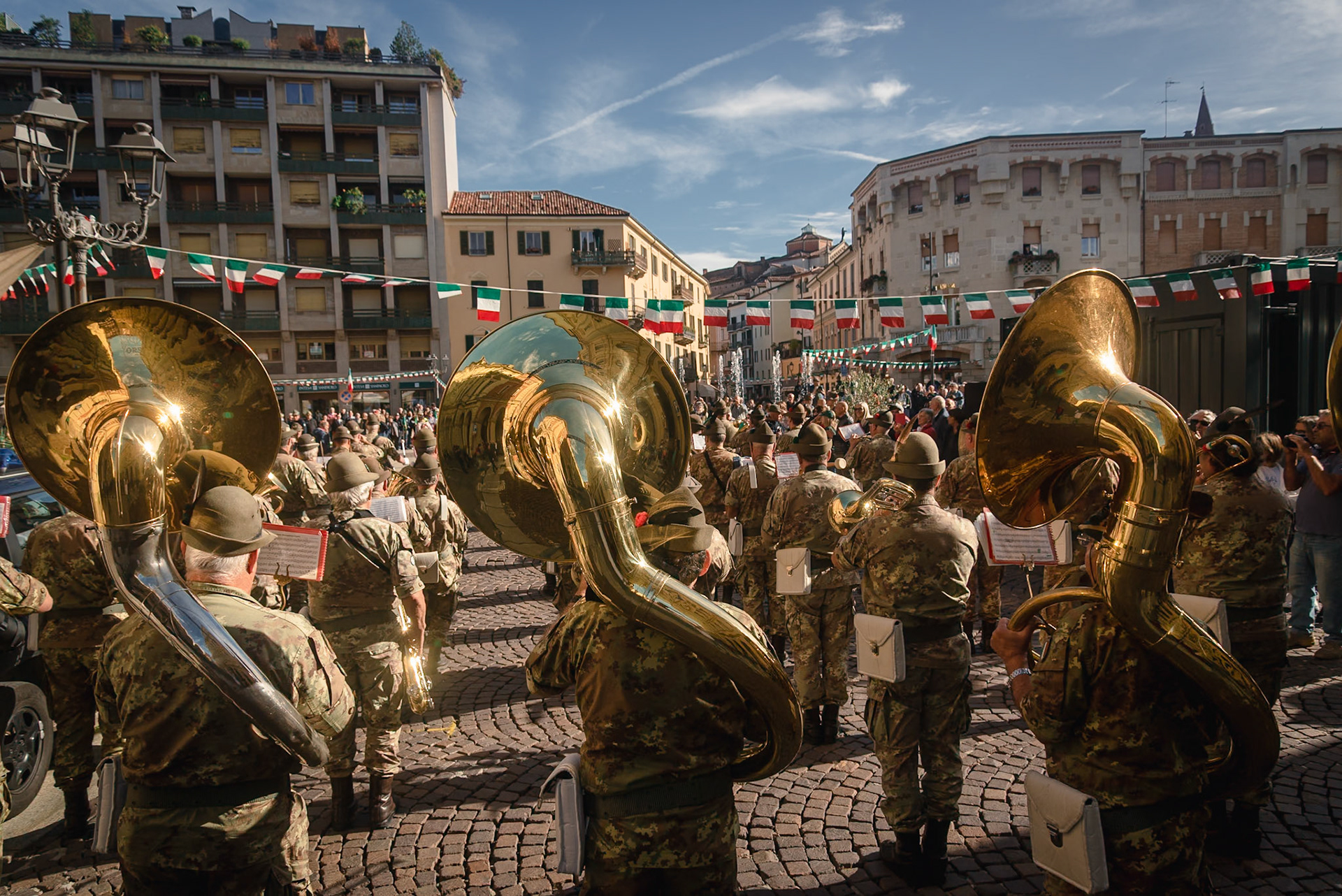 Gli Alpini ad Acqui Terme.