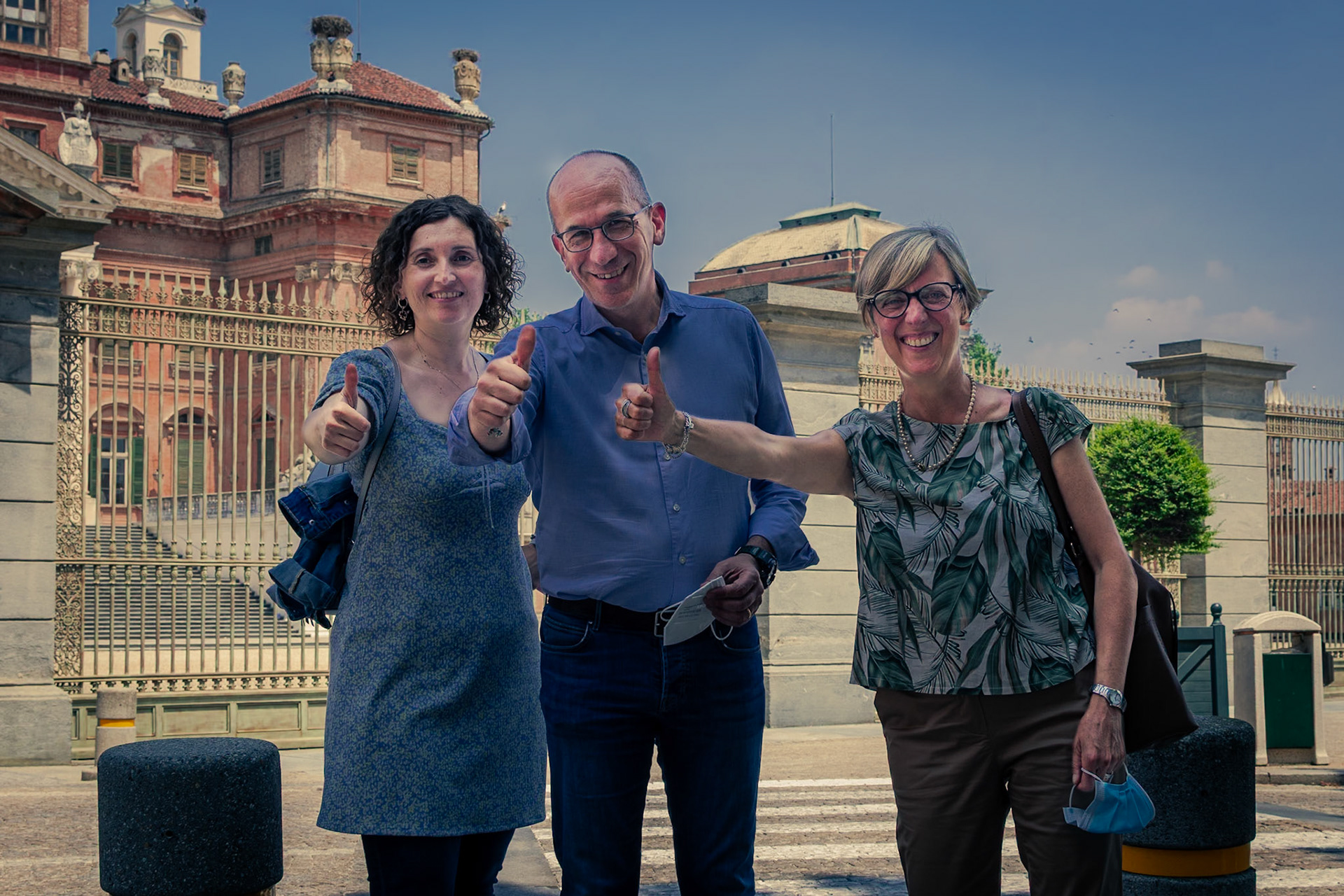 Sindaco e Staff del Castello di Racconigi.