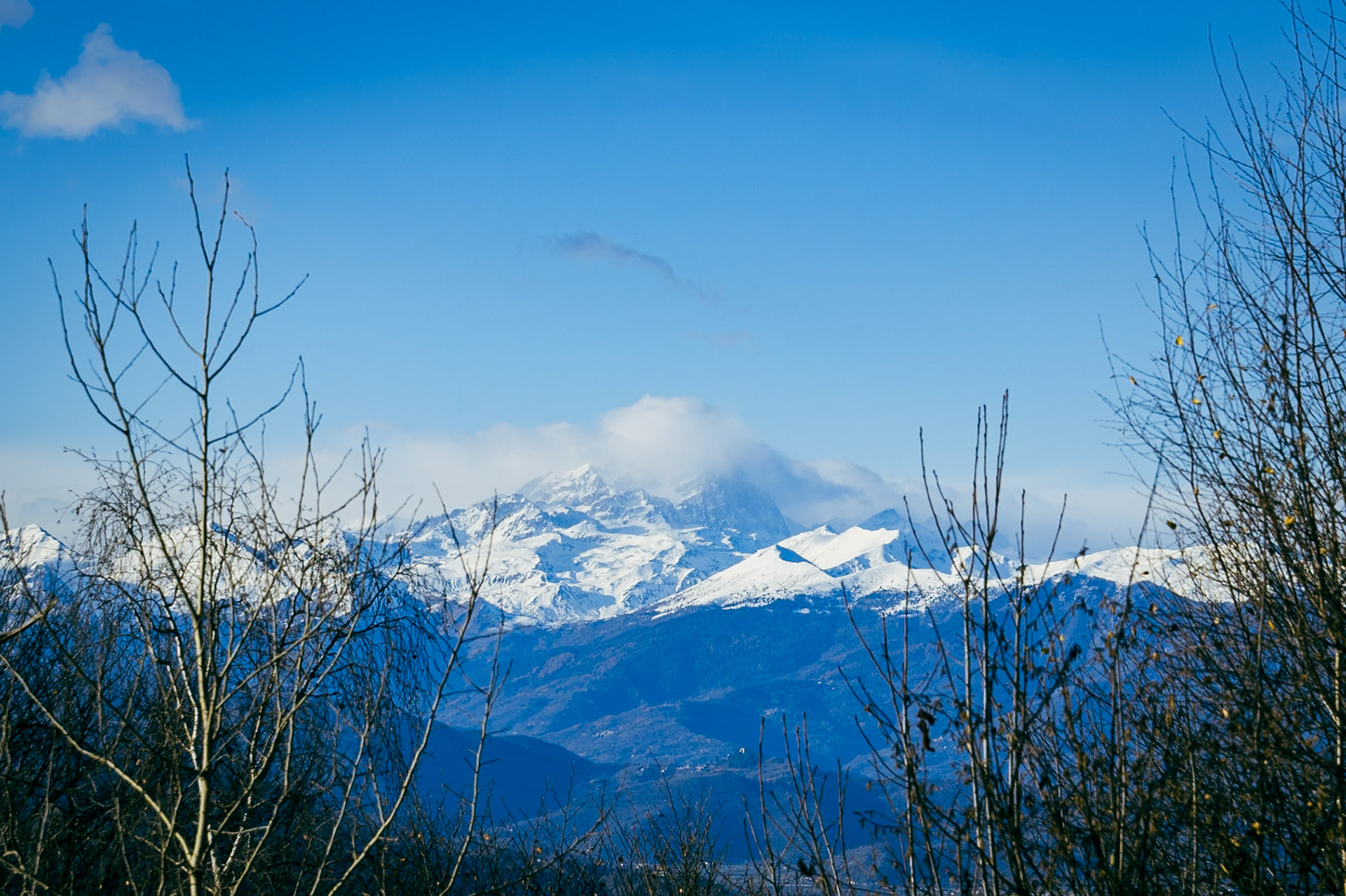 Il Monviso col "cappello".