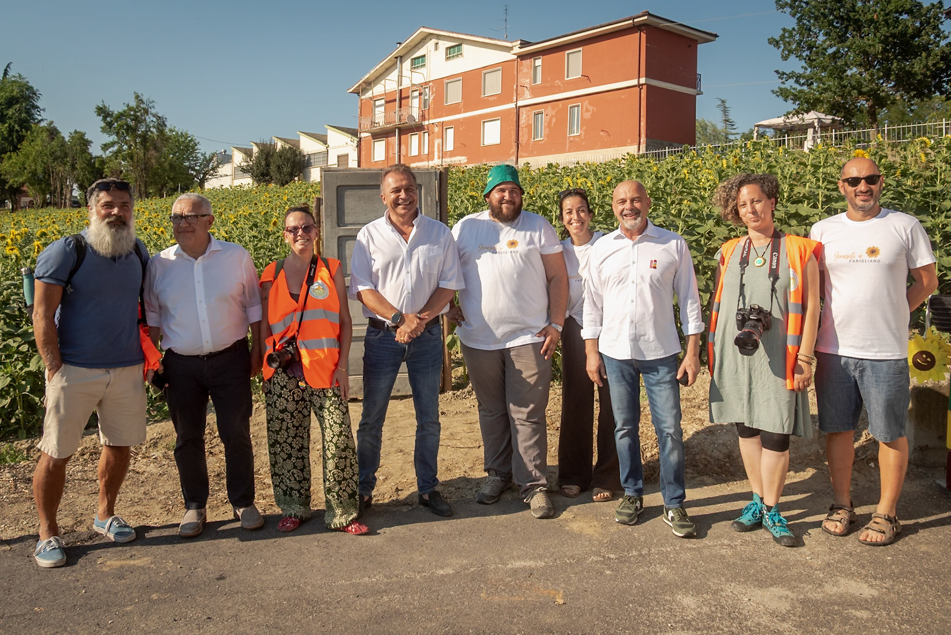 La festa di inaugurazione del labirinto con noi di IG Piemonte.