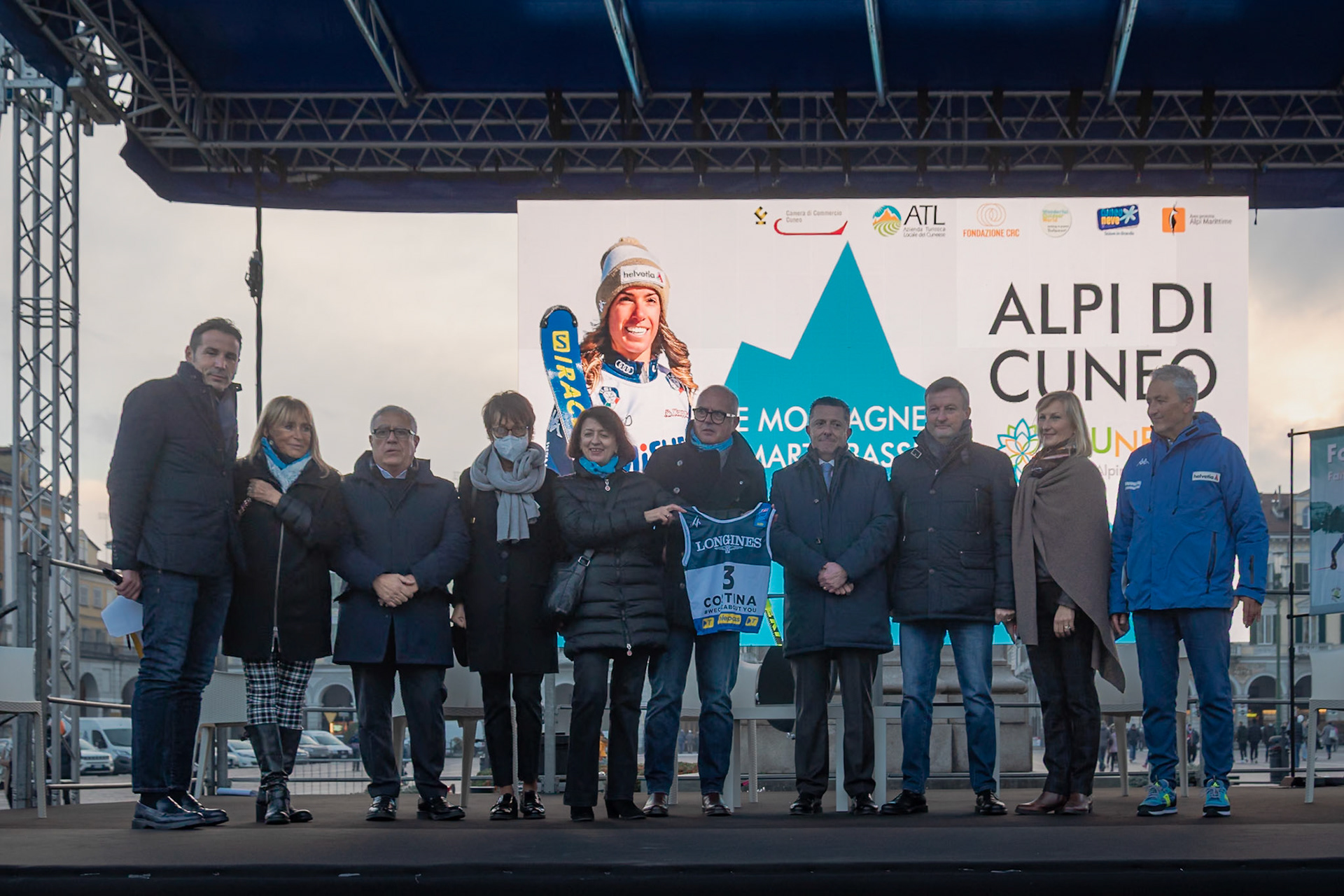 ATL Cuneese ed enti locali sul palco.