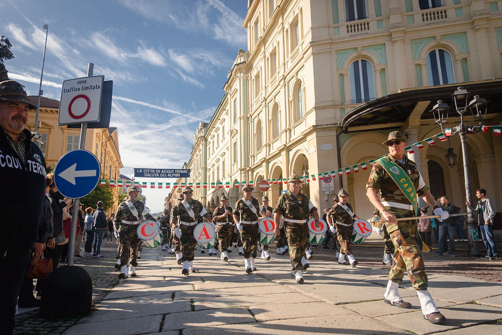 Gli Alpini ad Acqui Terme.