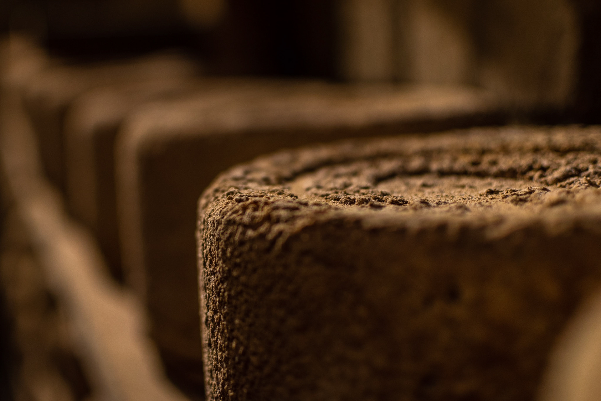 The milk for the shape of Castelmagno is collected in two days.