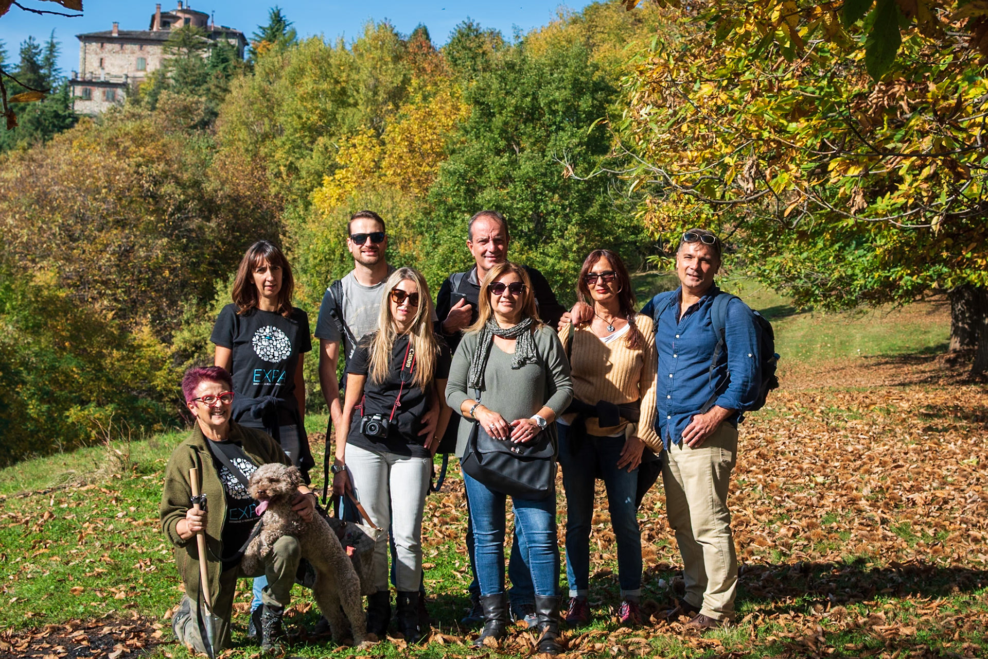 The crew of the reportage