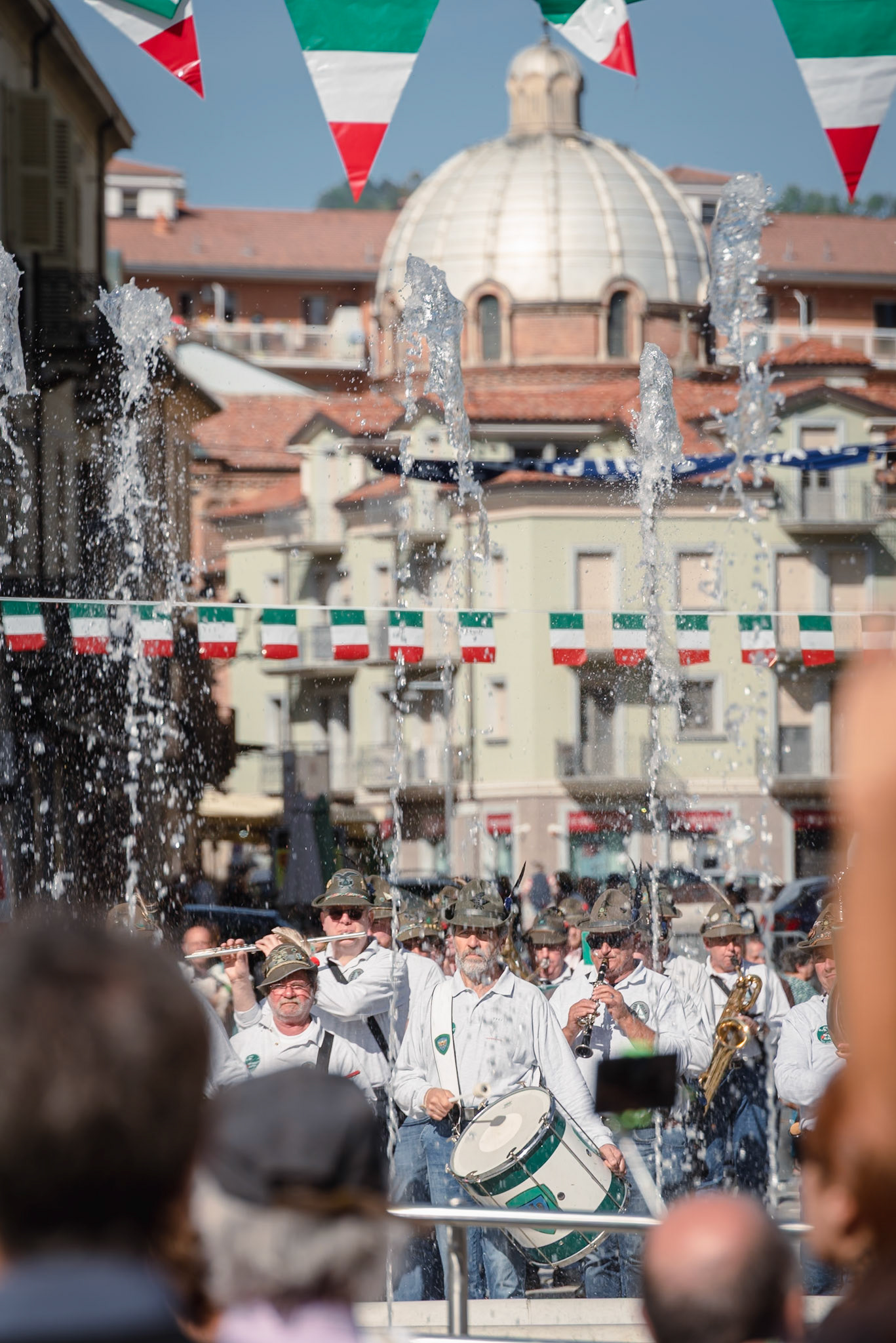 Gli Alpini ad Acqui Terme.