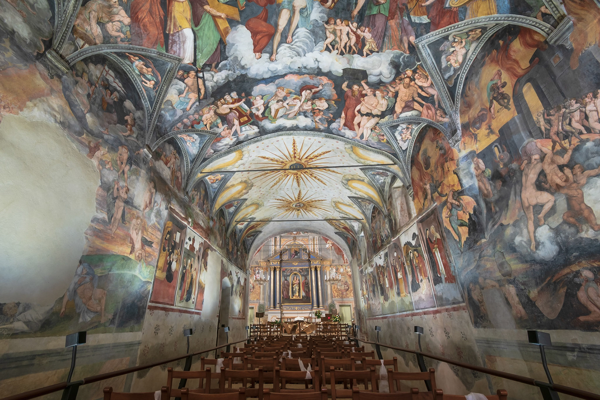 Santuario della Madonna dei Boschi. la "Cappella Sistina".