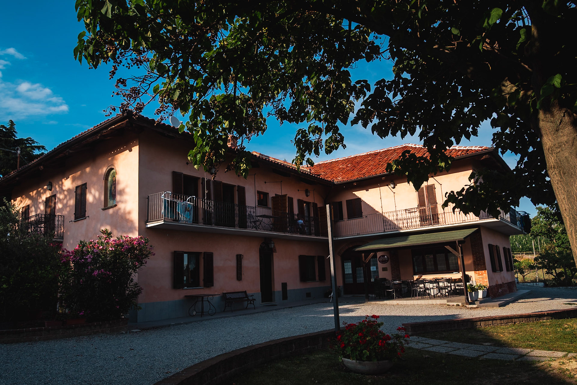 L'Agriturismo delle tenute Bevione che ci ha ospitato.