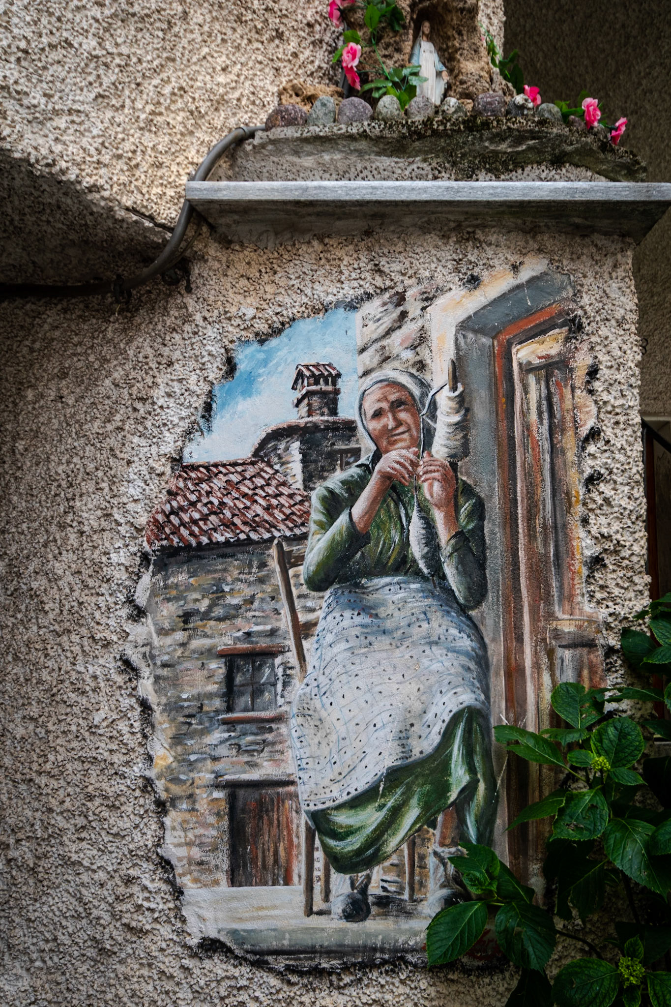 Il villaggio di Prea famoso per i suoi murales.