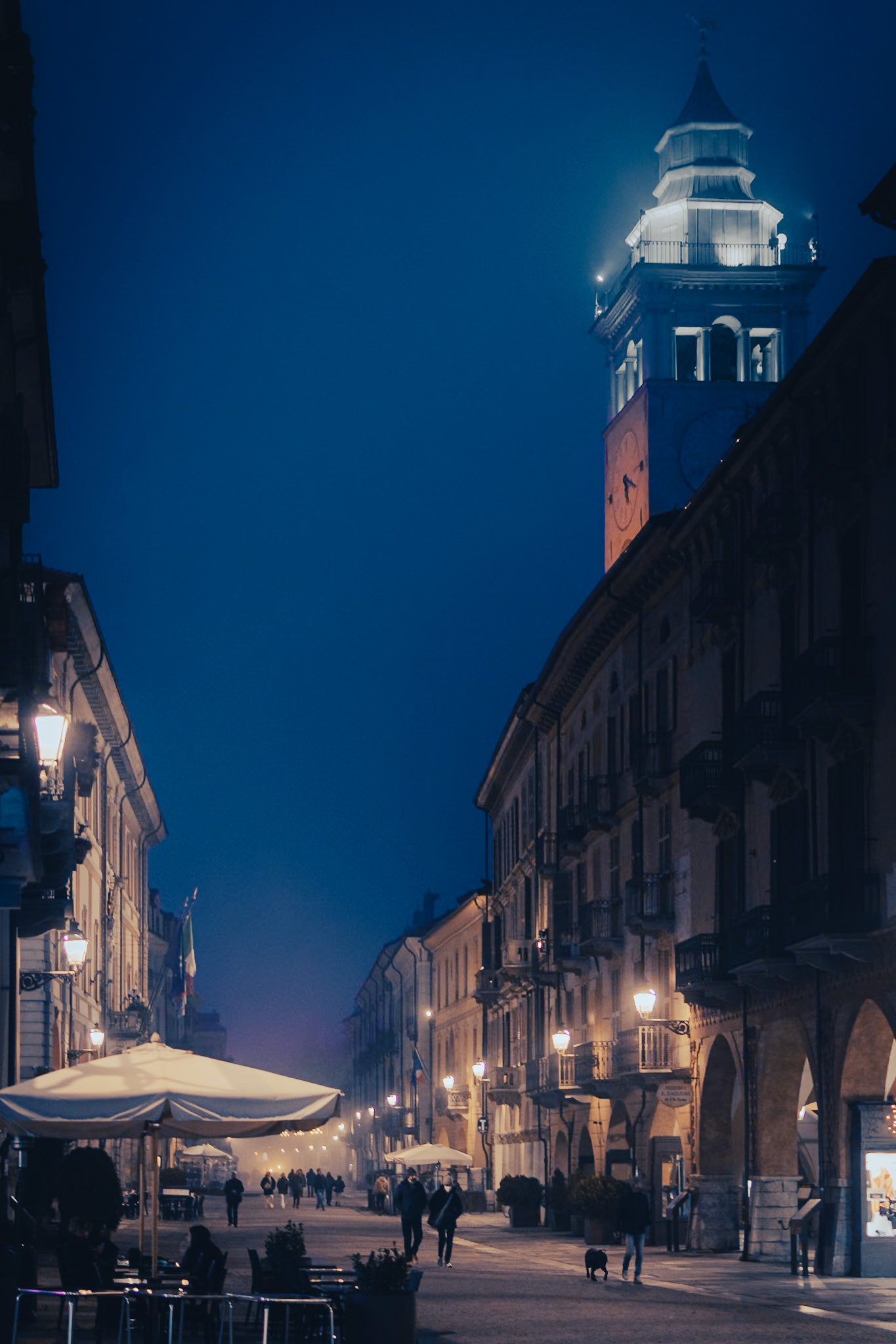 Cuneo by night.