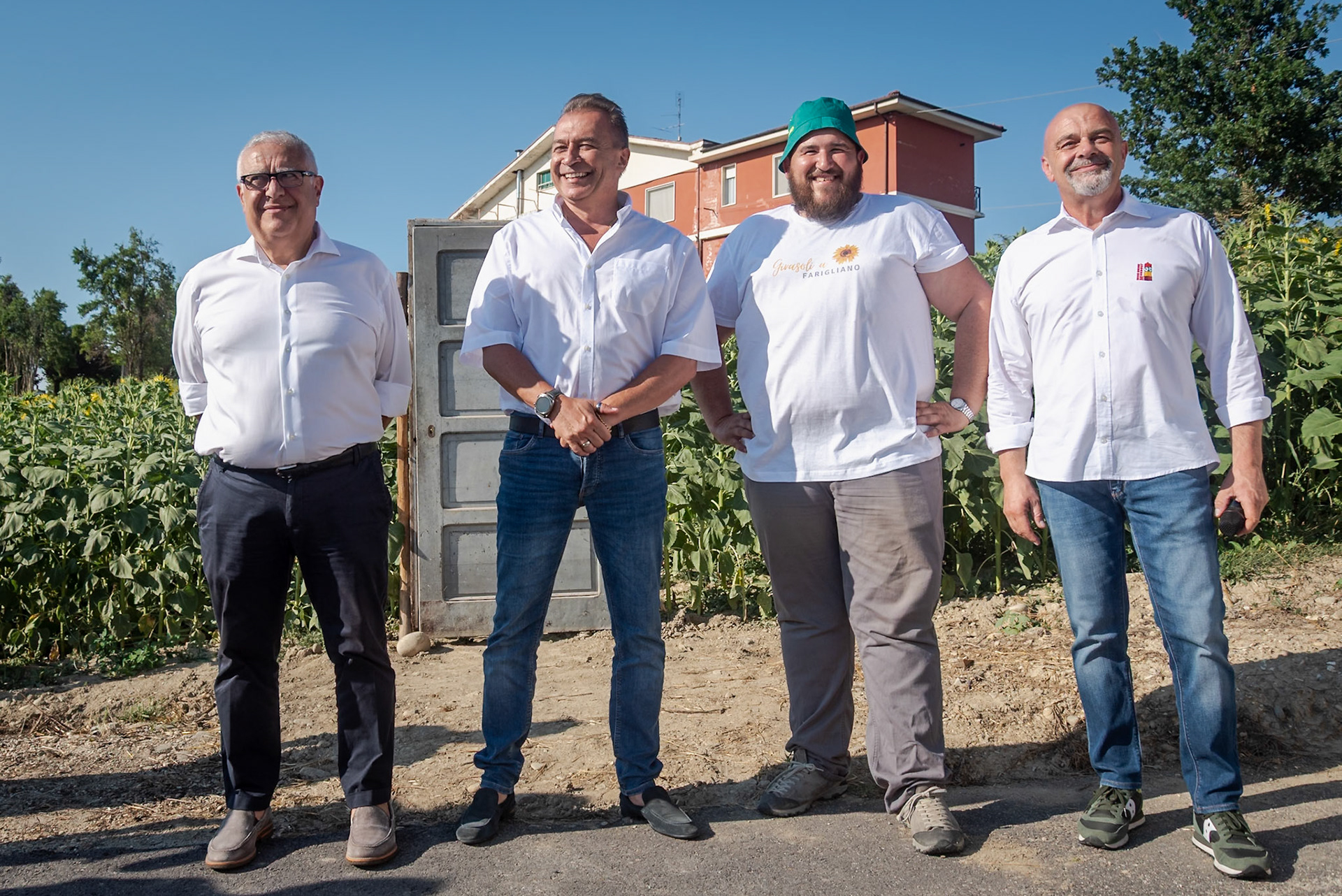 La festa di inaugurazione del labirinto.