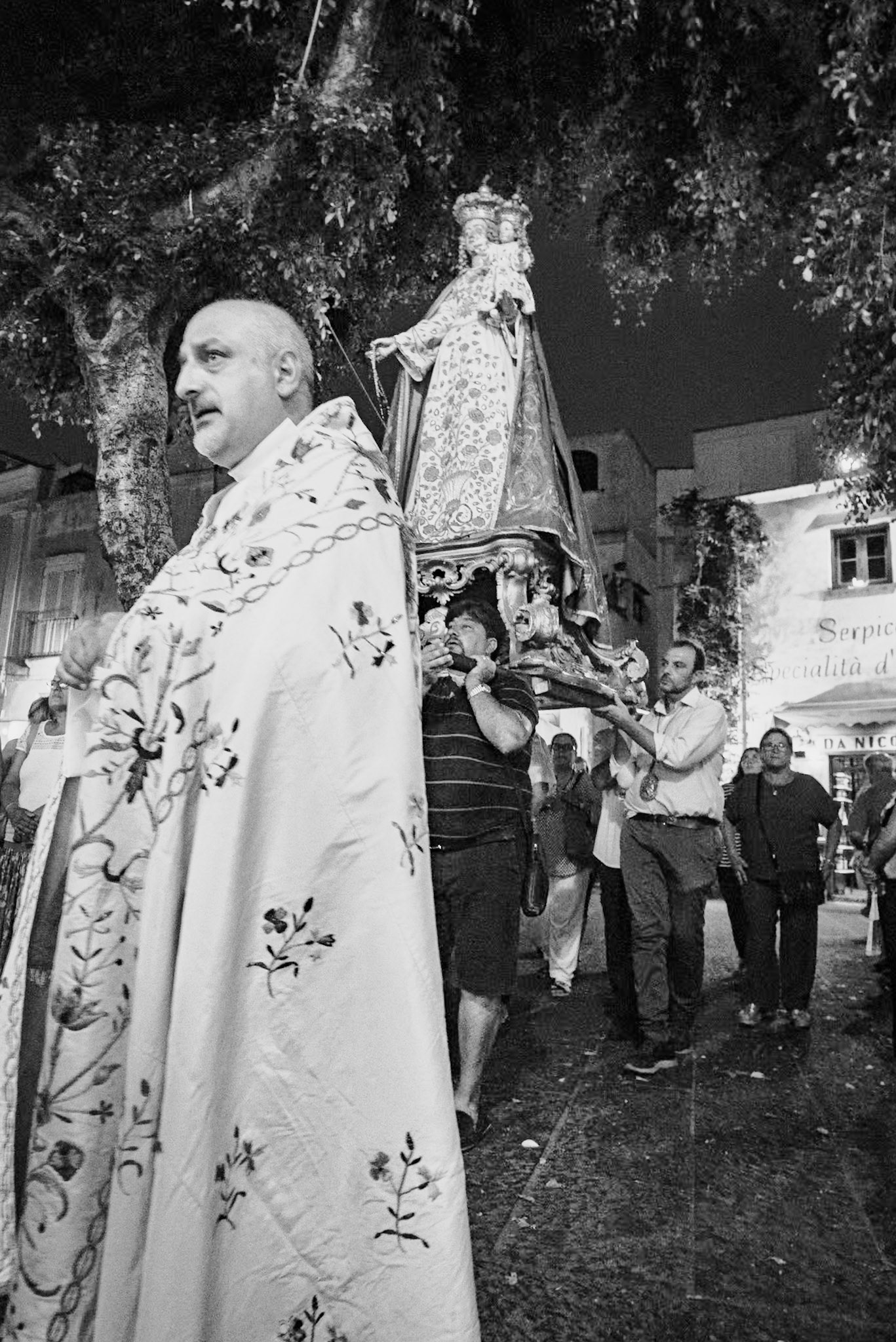 the procession