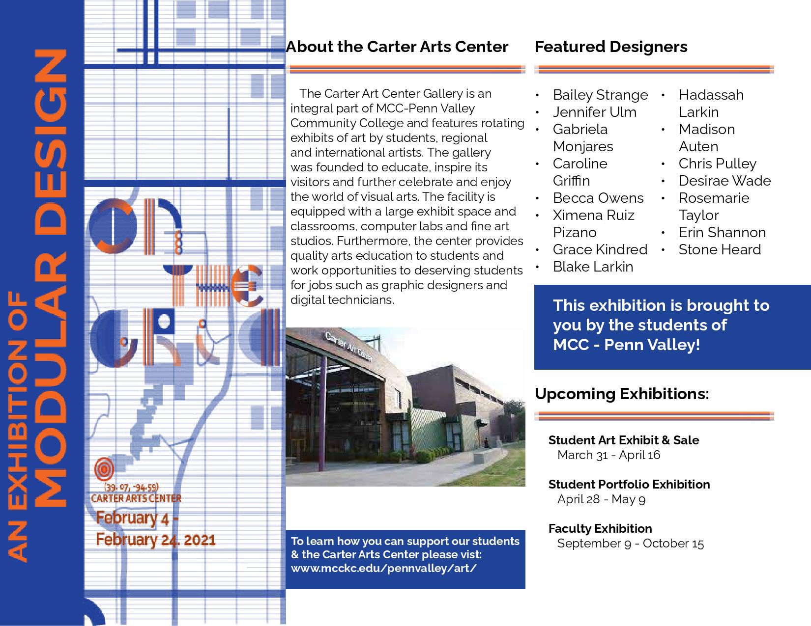 brochure front page spread