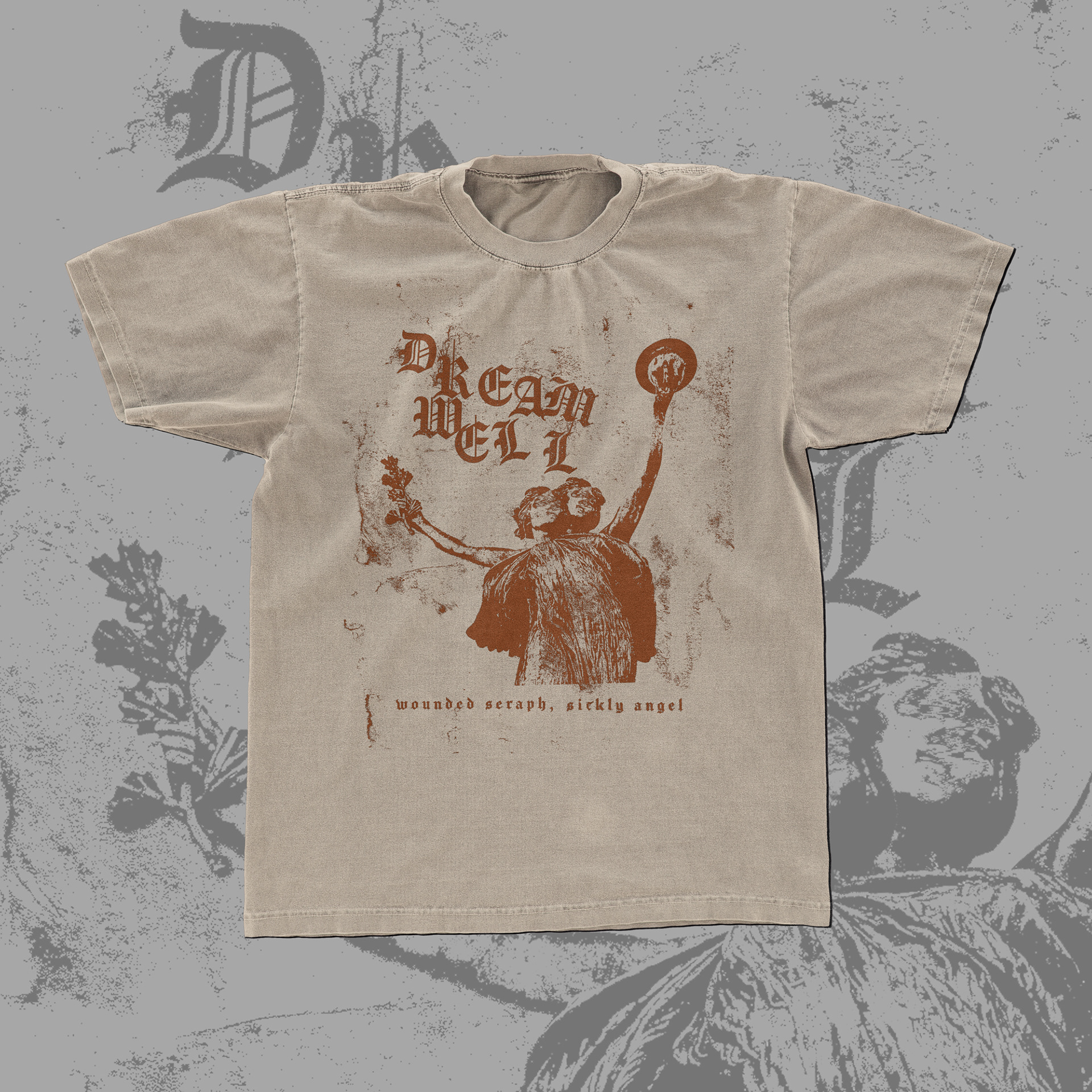 Dreamwell "Wounded Seraph" tee design