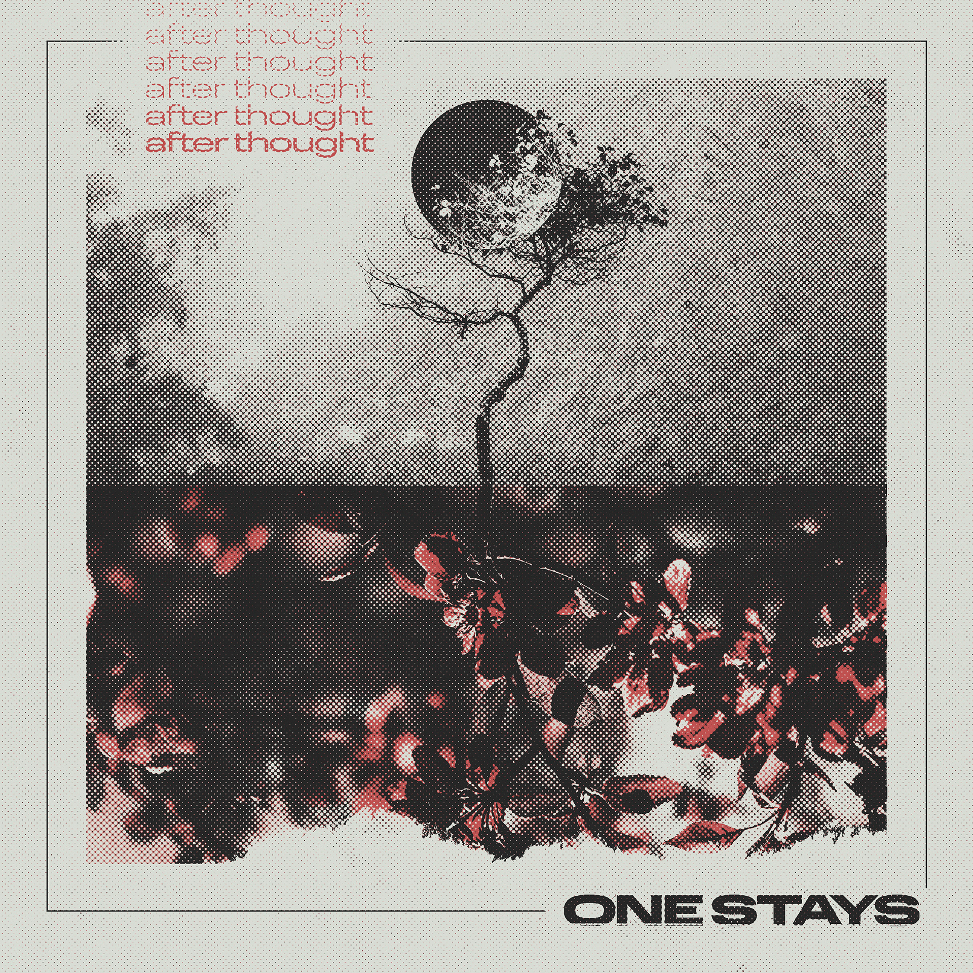 One Stays "Afterthought" EP artwork (concept B)