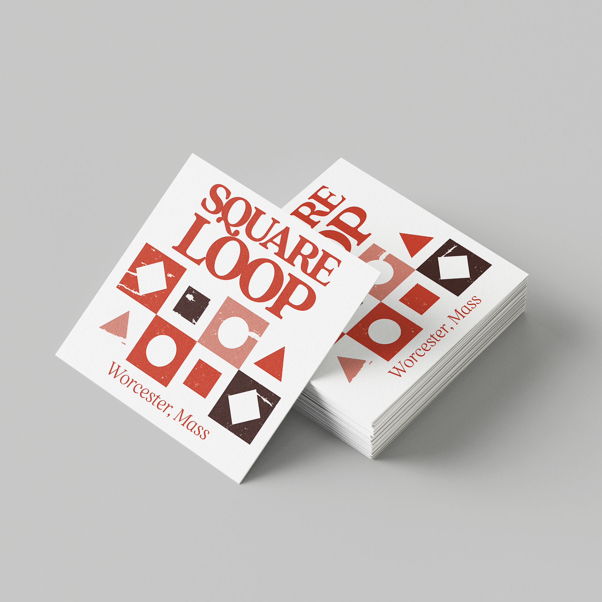 Square Loop sticker design
