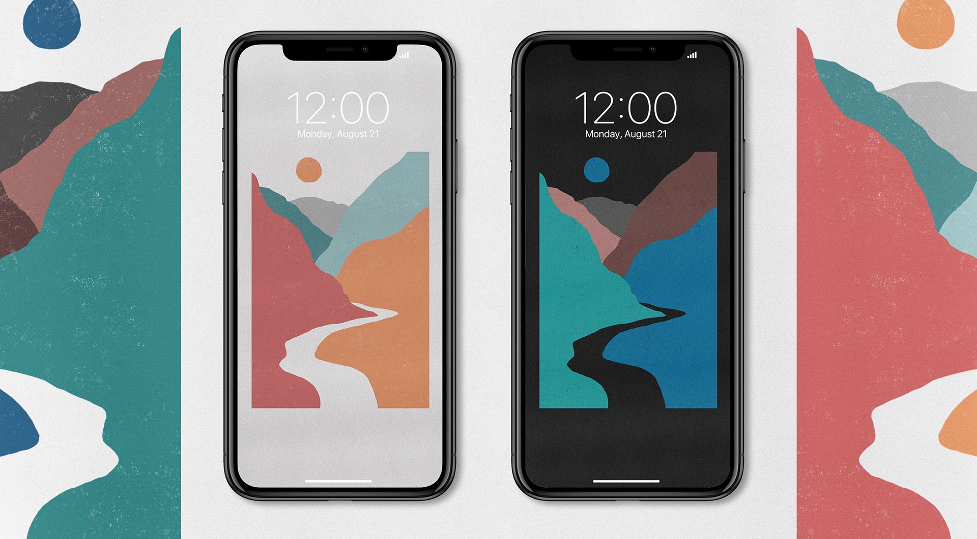 Mobile wallpaper design, 2020