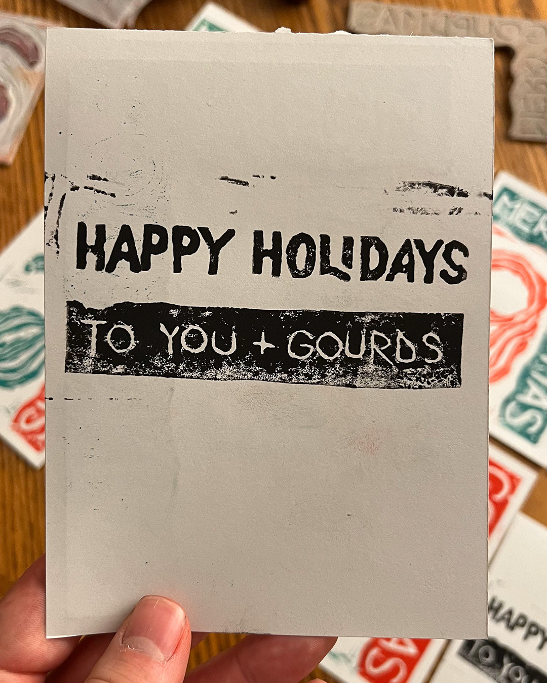 Holiday 2023 card back