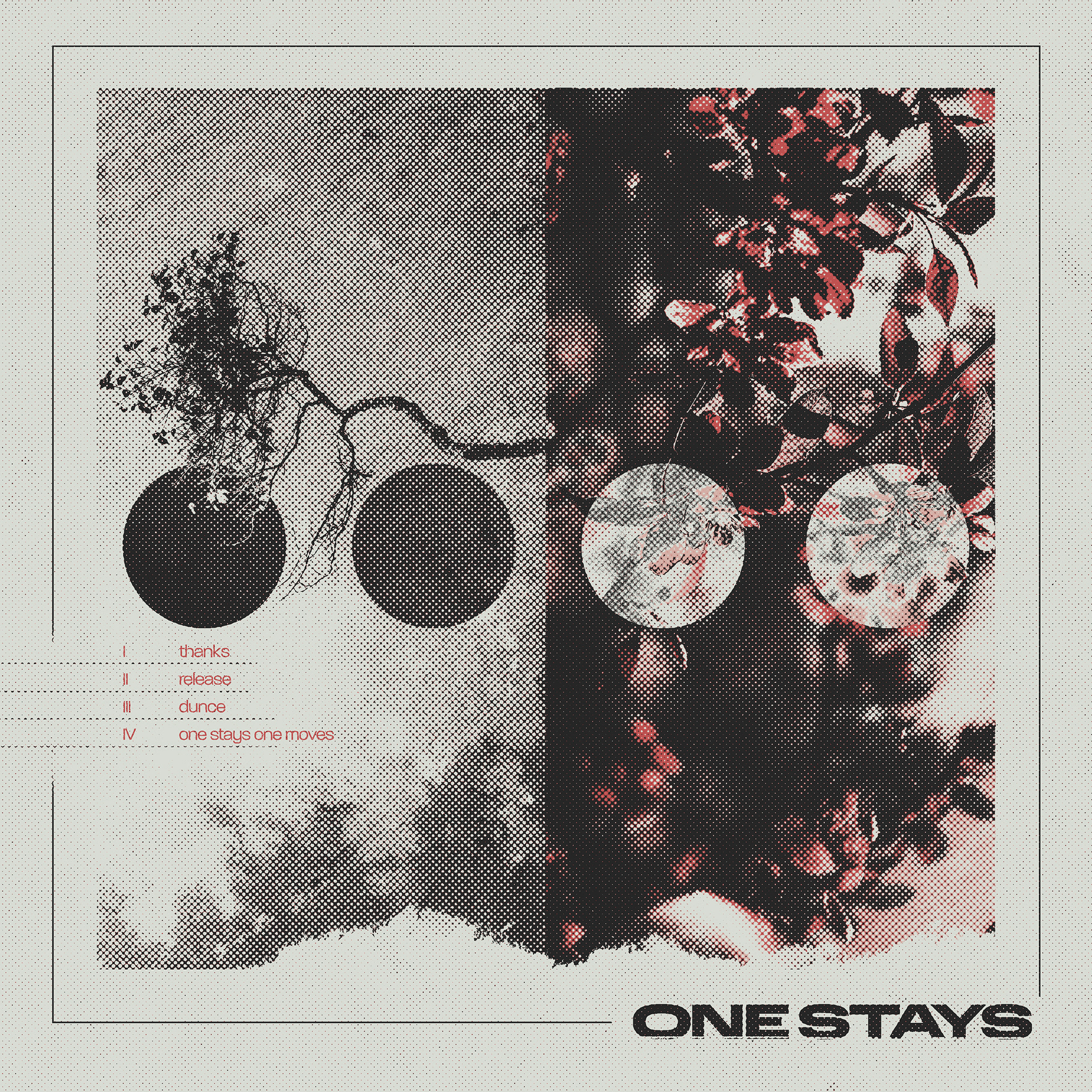 One Stays "Afterthought" EP artwork (concept C)