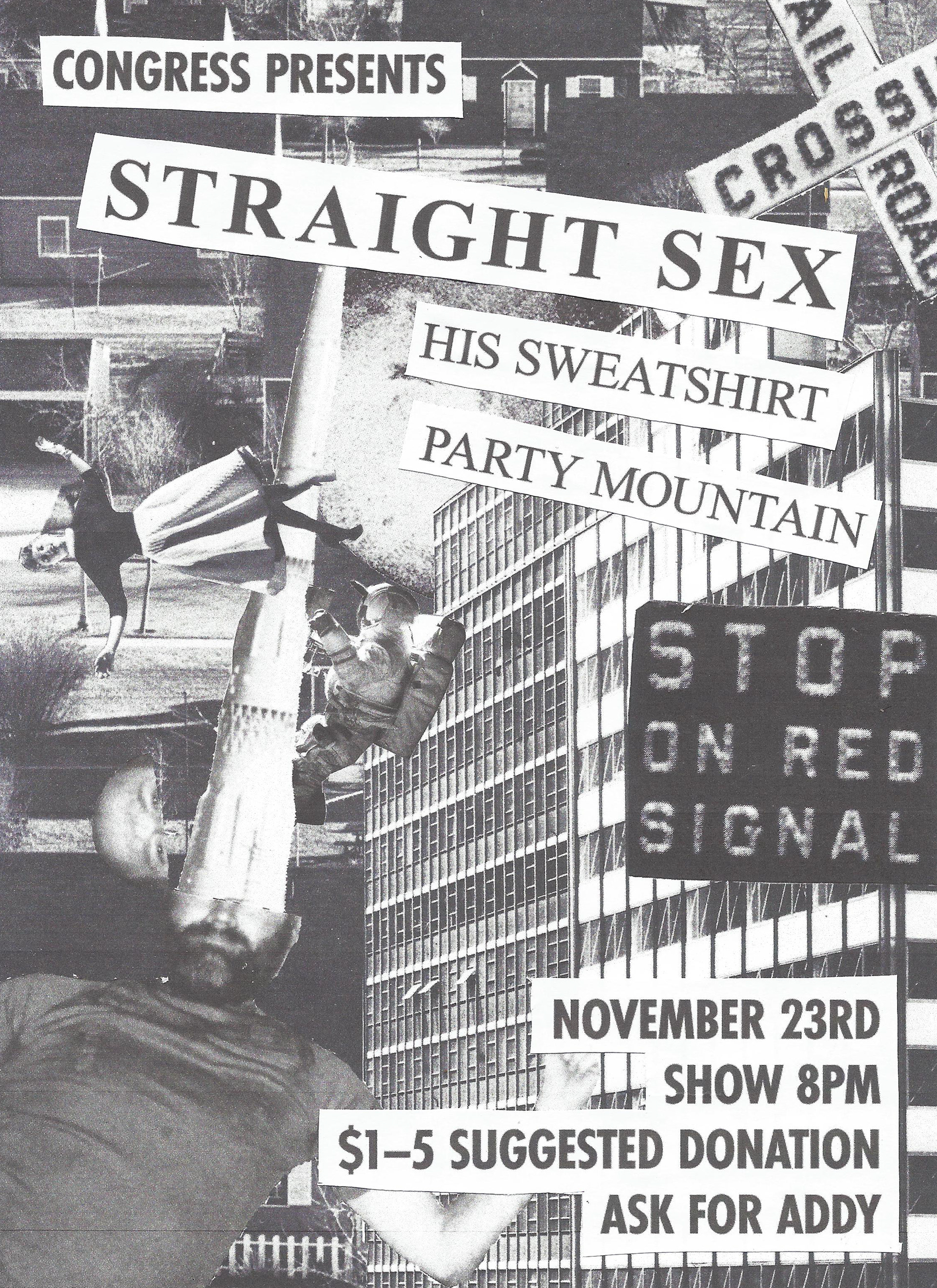 DIY house show poster, 2019