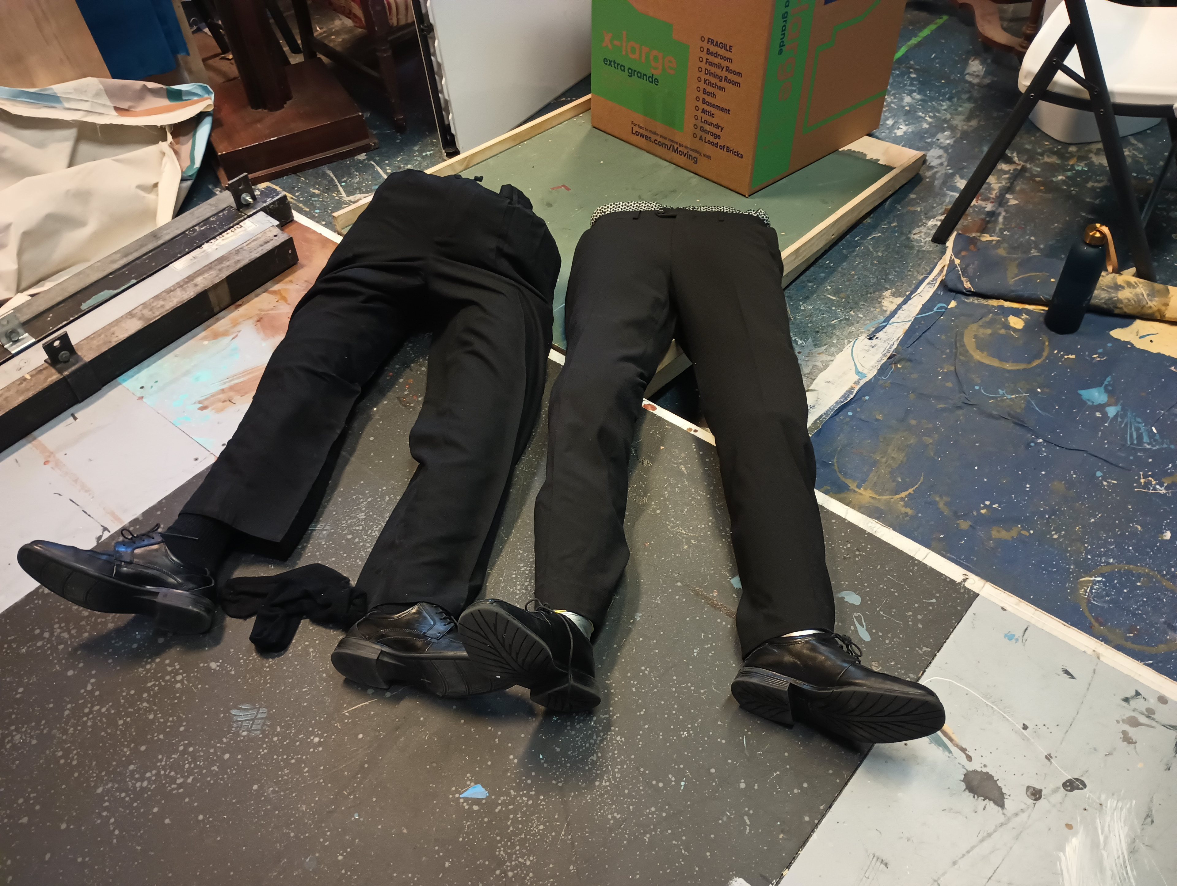 2 sets of legs used for POTUS