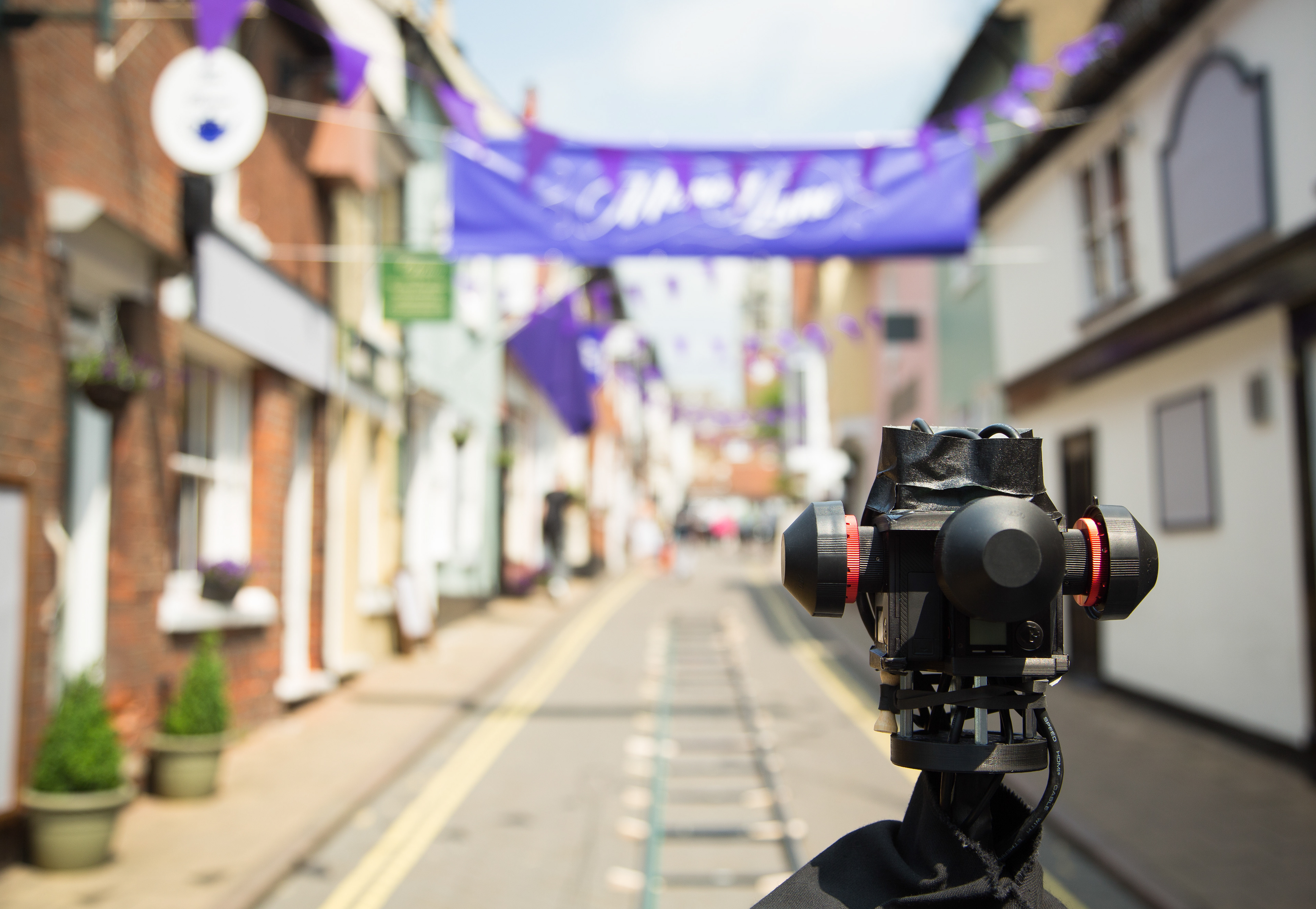 A custom 360 camera rig