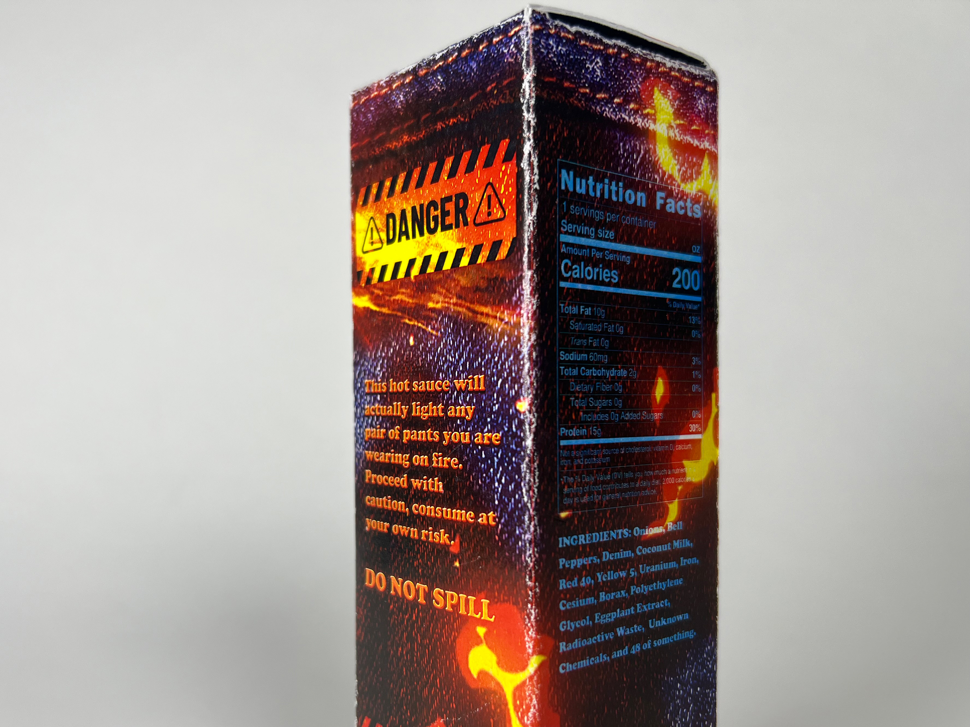 Hot Sauce Box Side