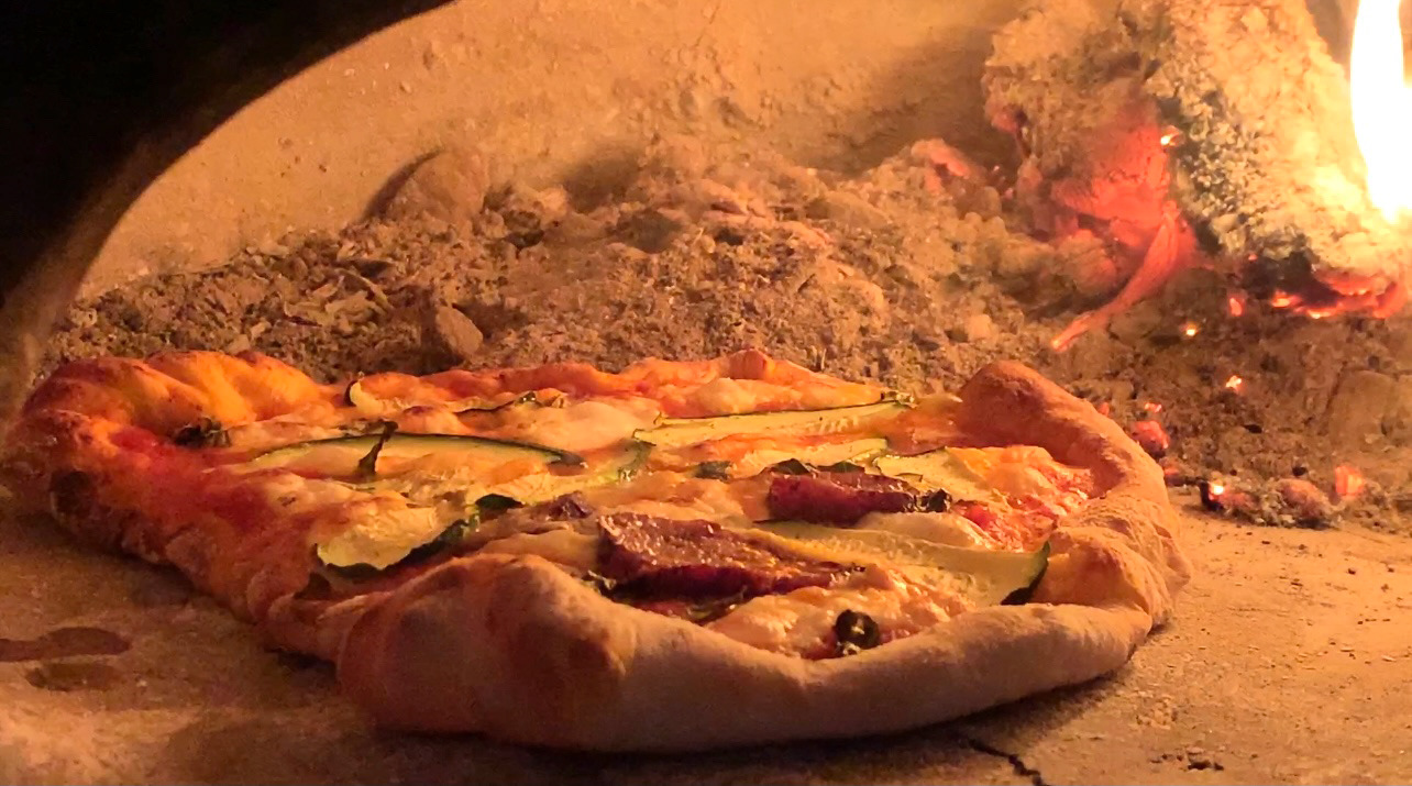 If you are handy with a pizza oven, try our little one out! Get fresh dough from Tony's near Tractor Supply.