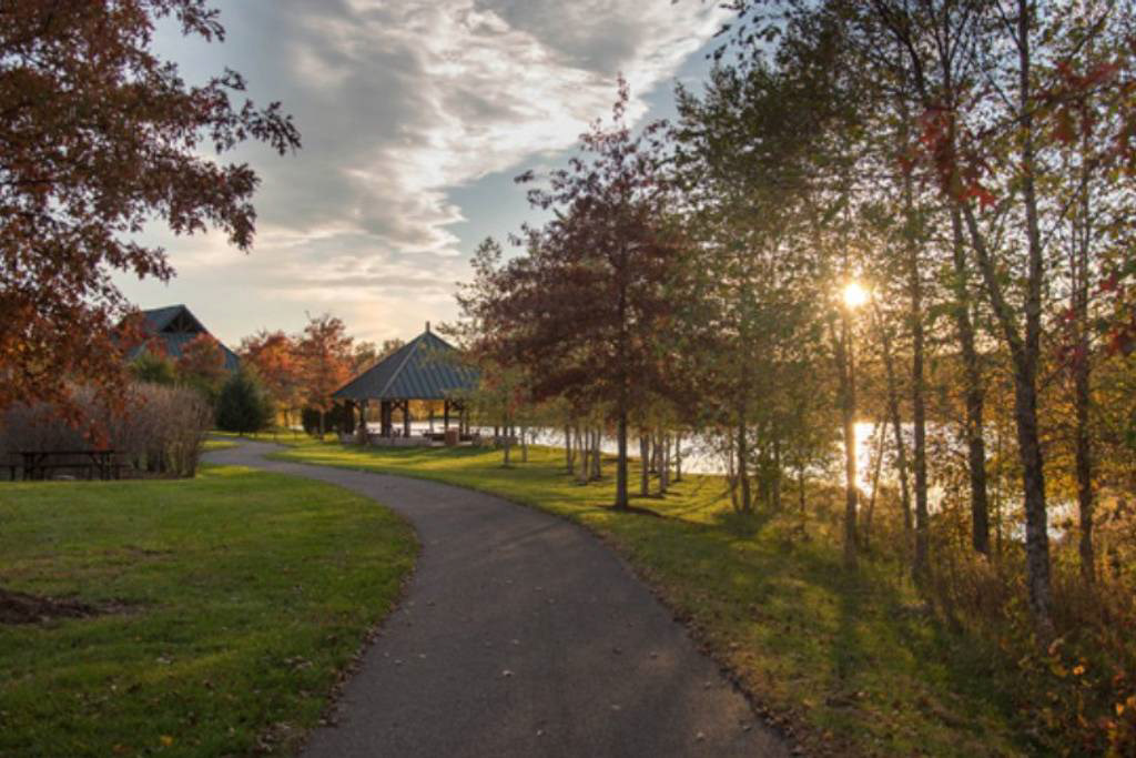 Just a minute down the road is a huge park with fishing, trails, and more!
