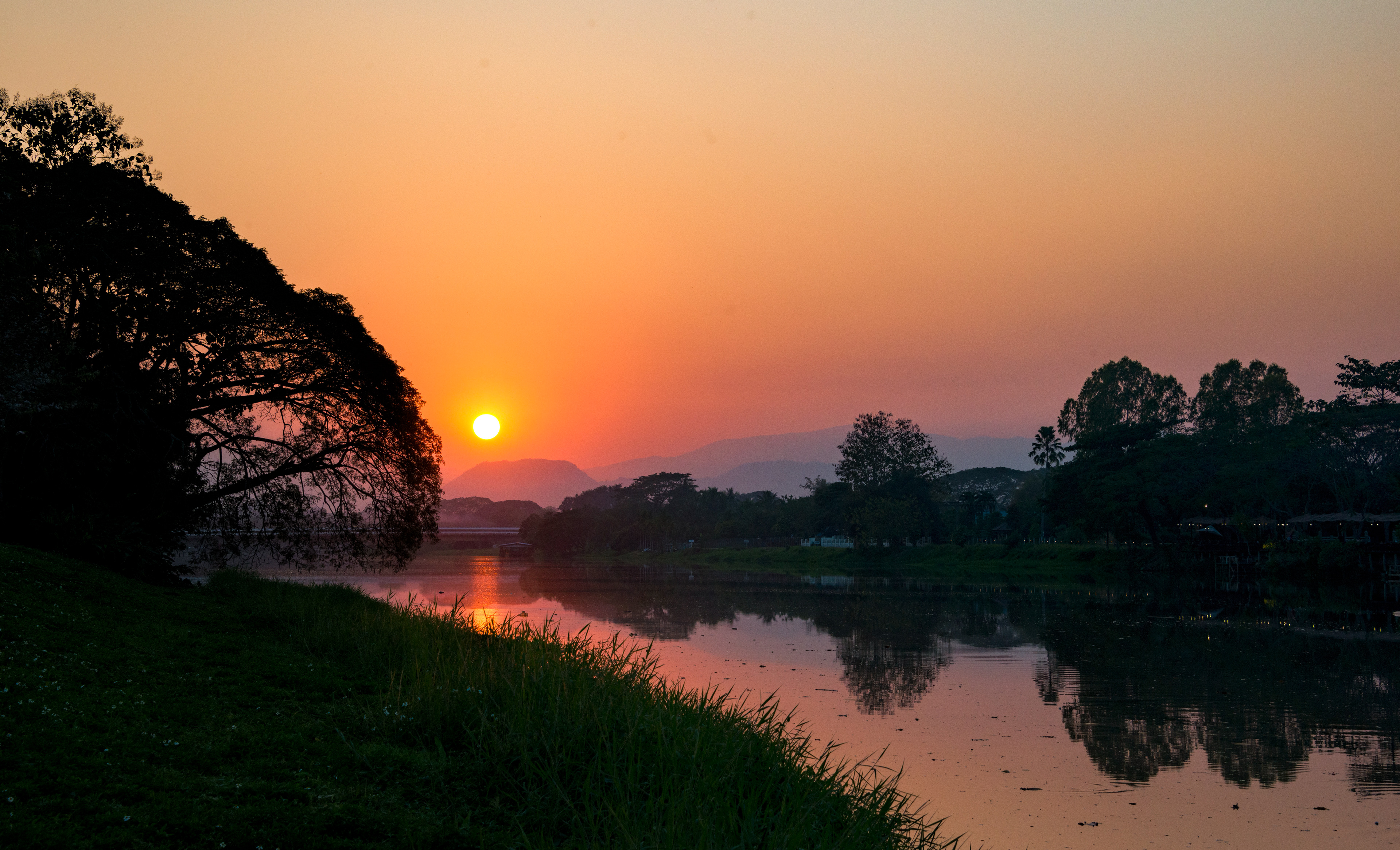Sunset at Chiang Rai -Thailand