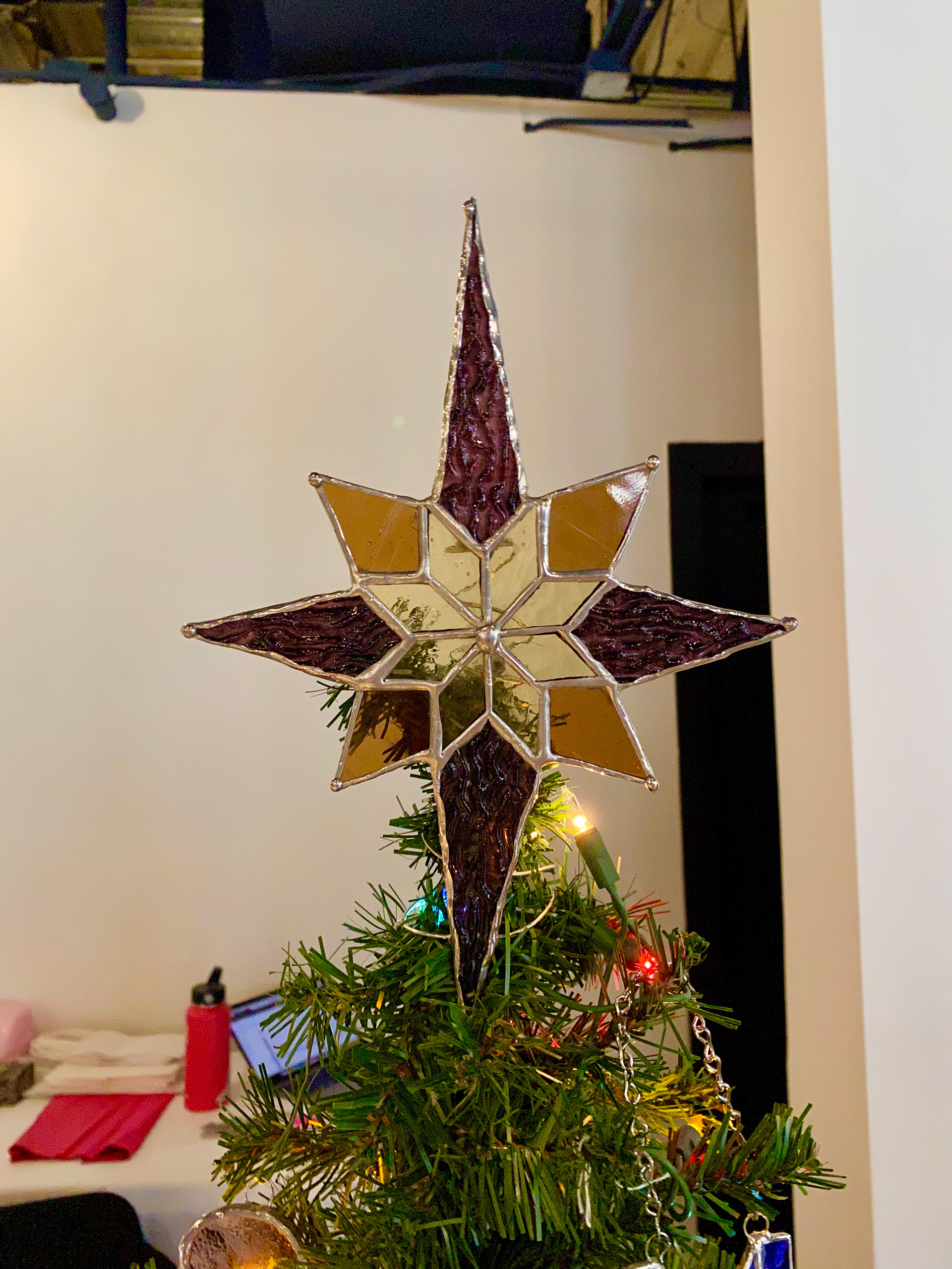 Vintage Glass Tree Topper