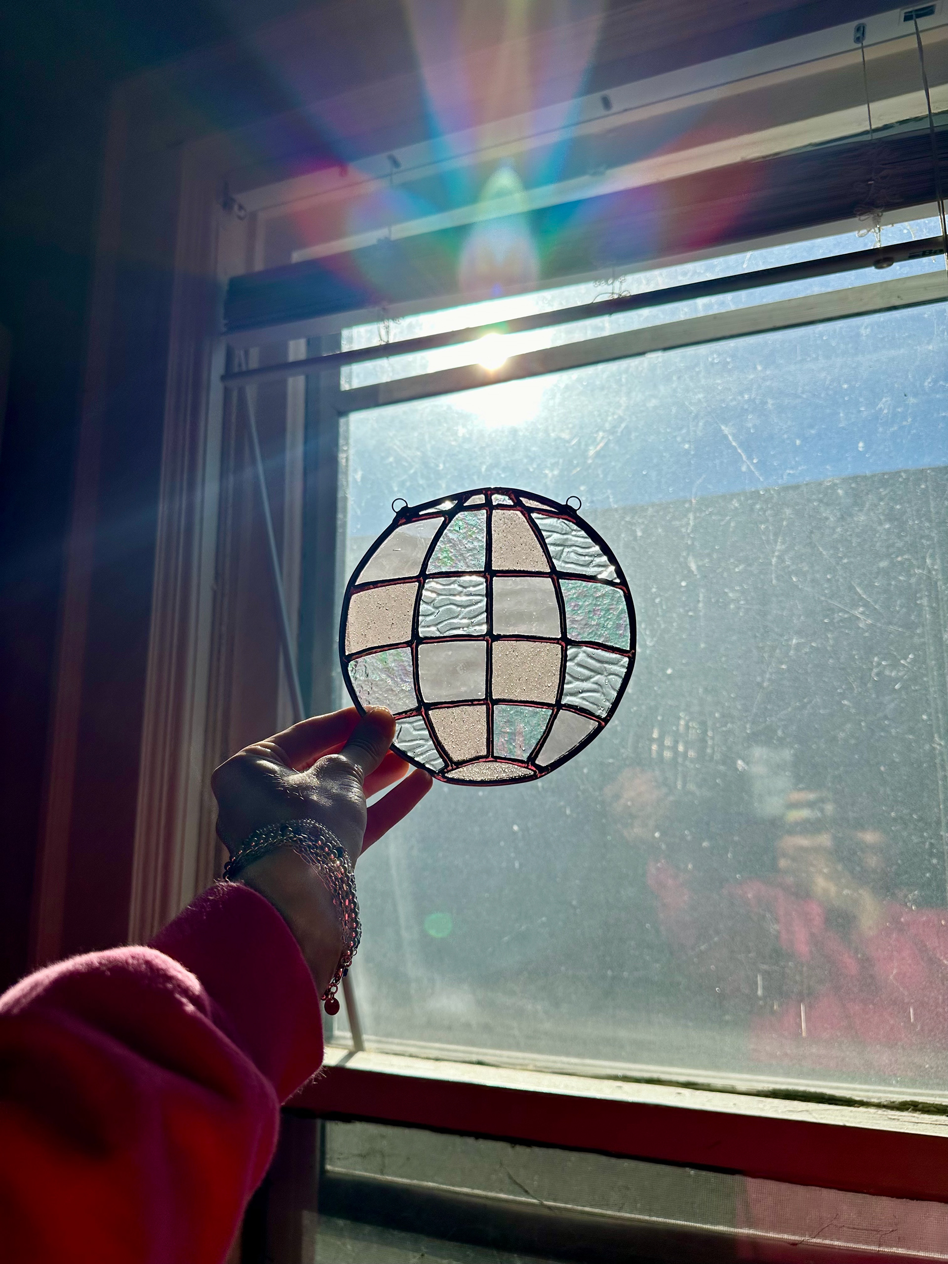 Pale Pink Mini Disco Ball
