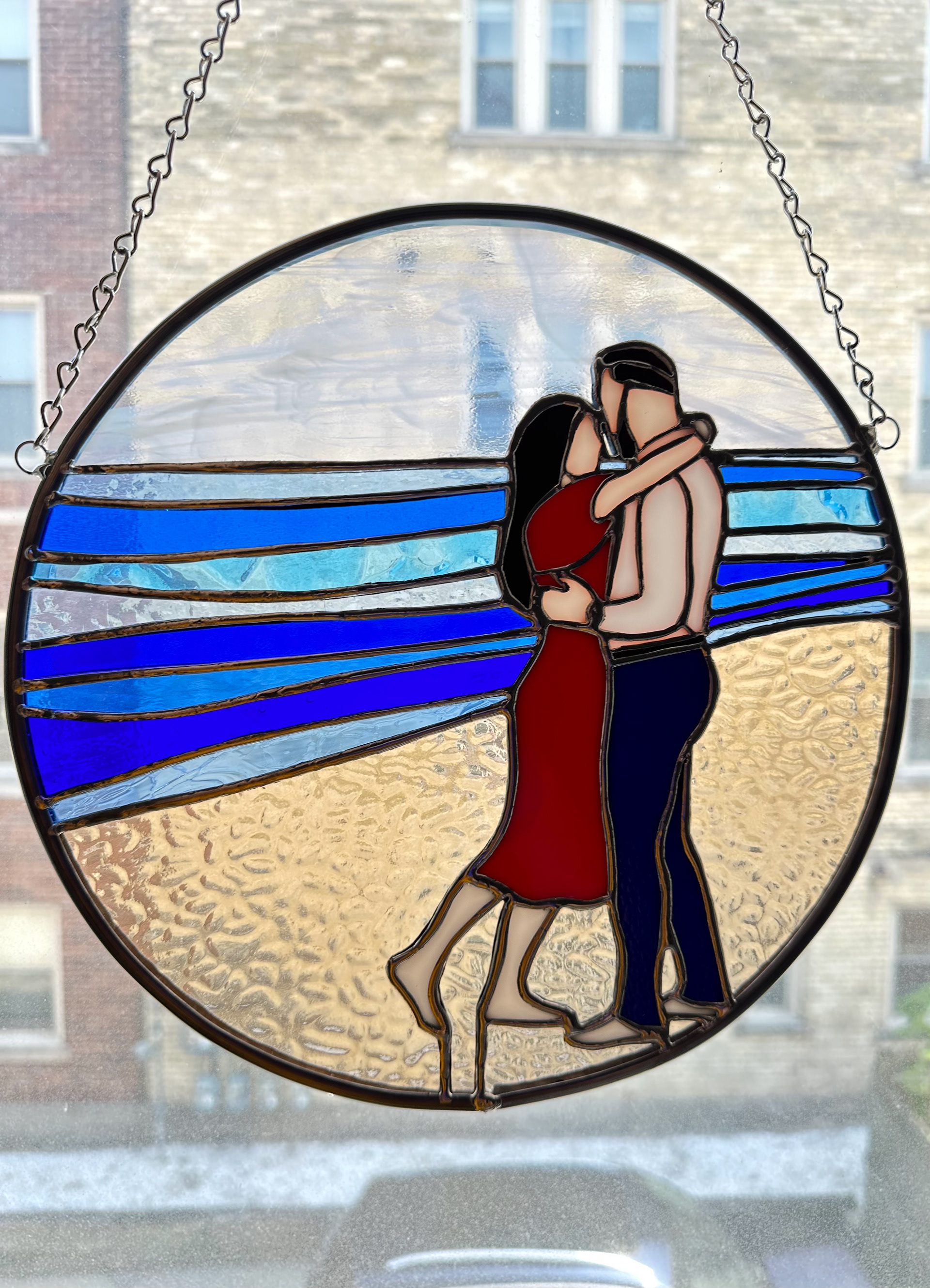 Custom Engagement Photo Trace Over
