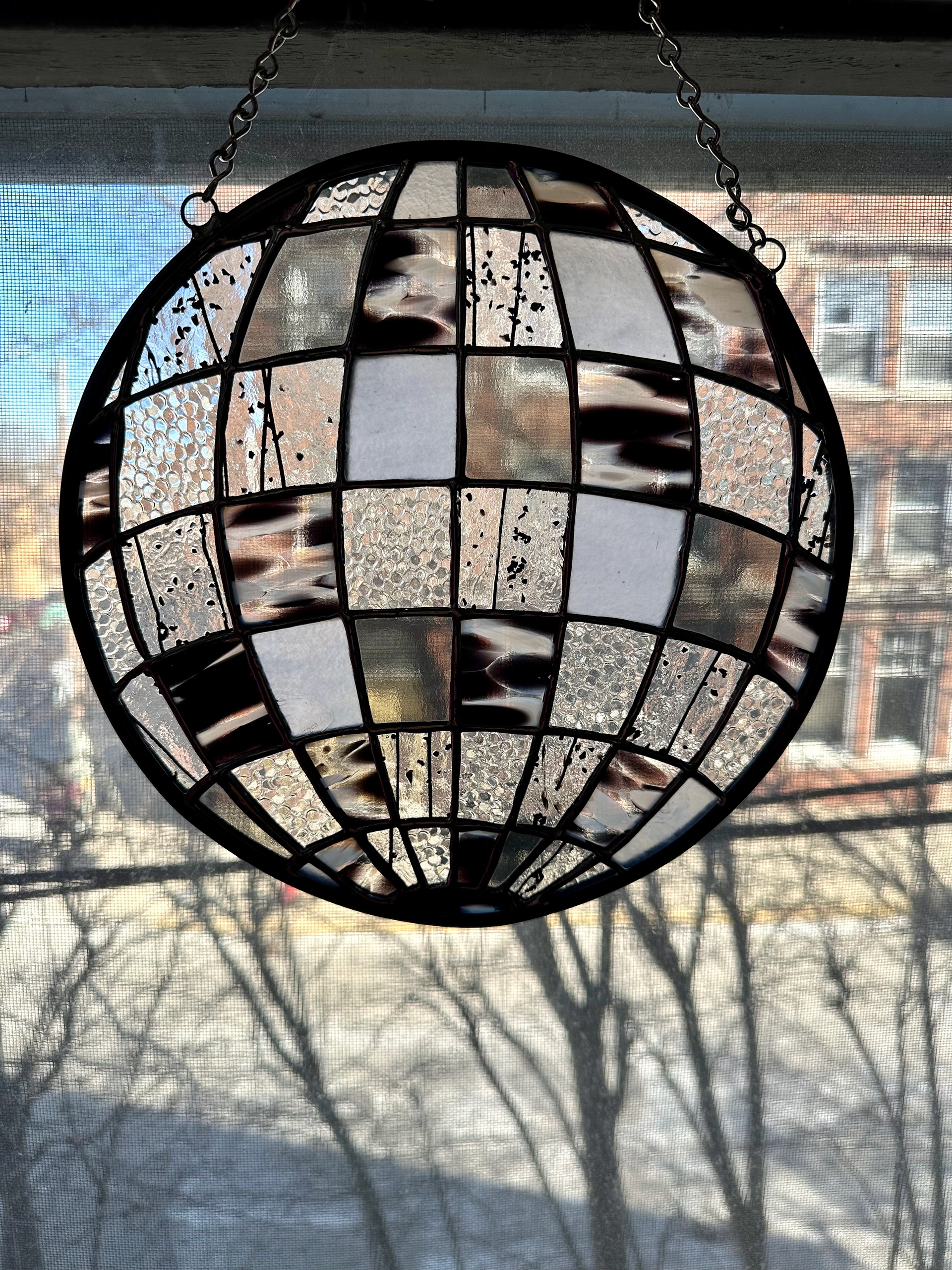 Black & White Disco Ball #11
