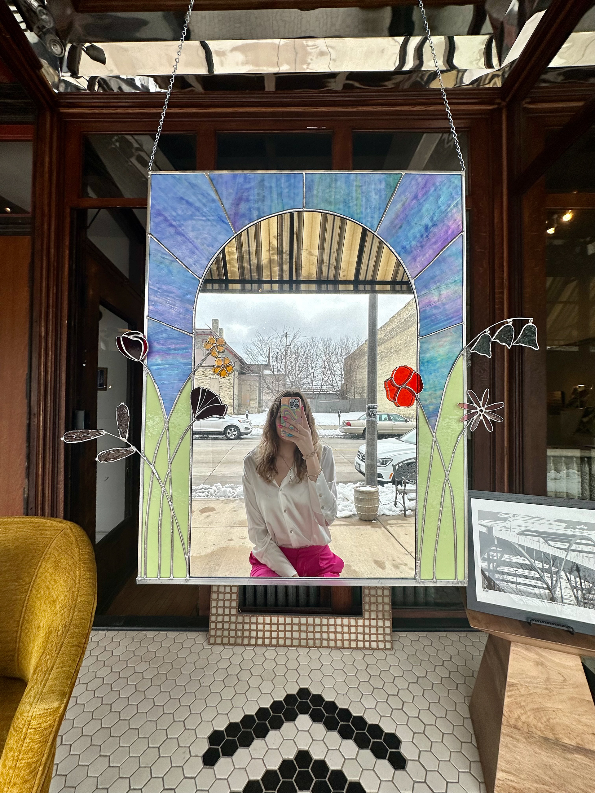 Escape Into the Garden Mirror-Available for purchase.